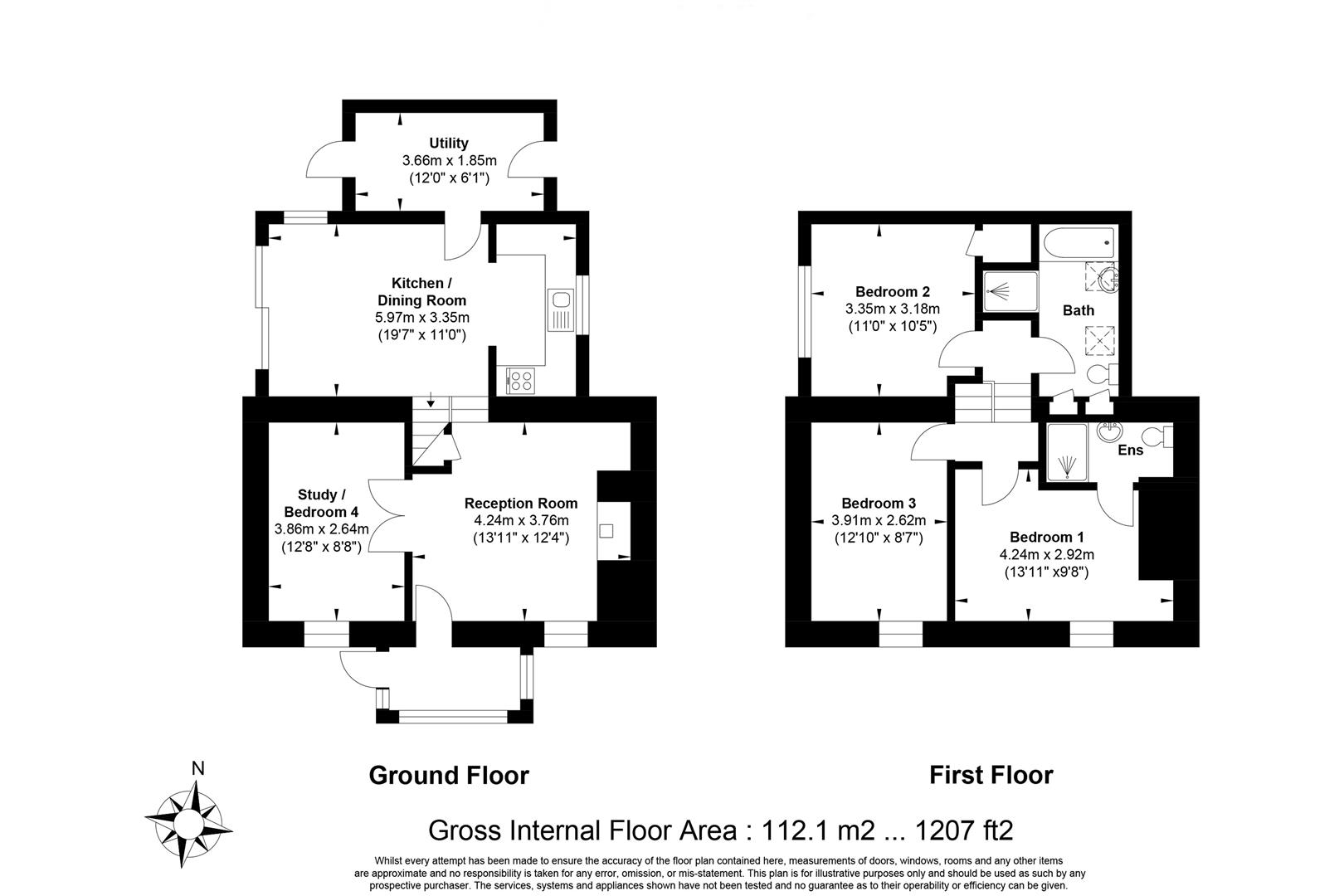 Fair View, South Road, Truro floorplan