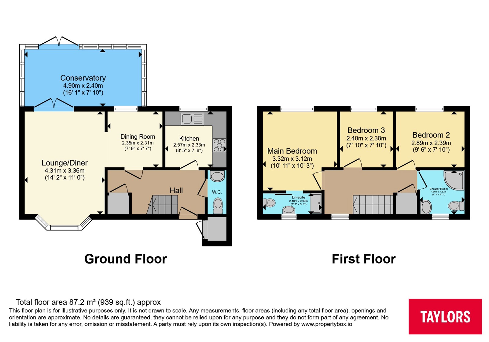 Hay Leaze, Avon floorplan