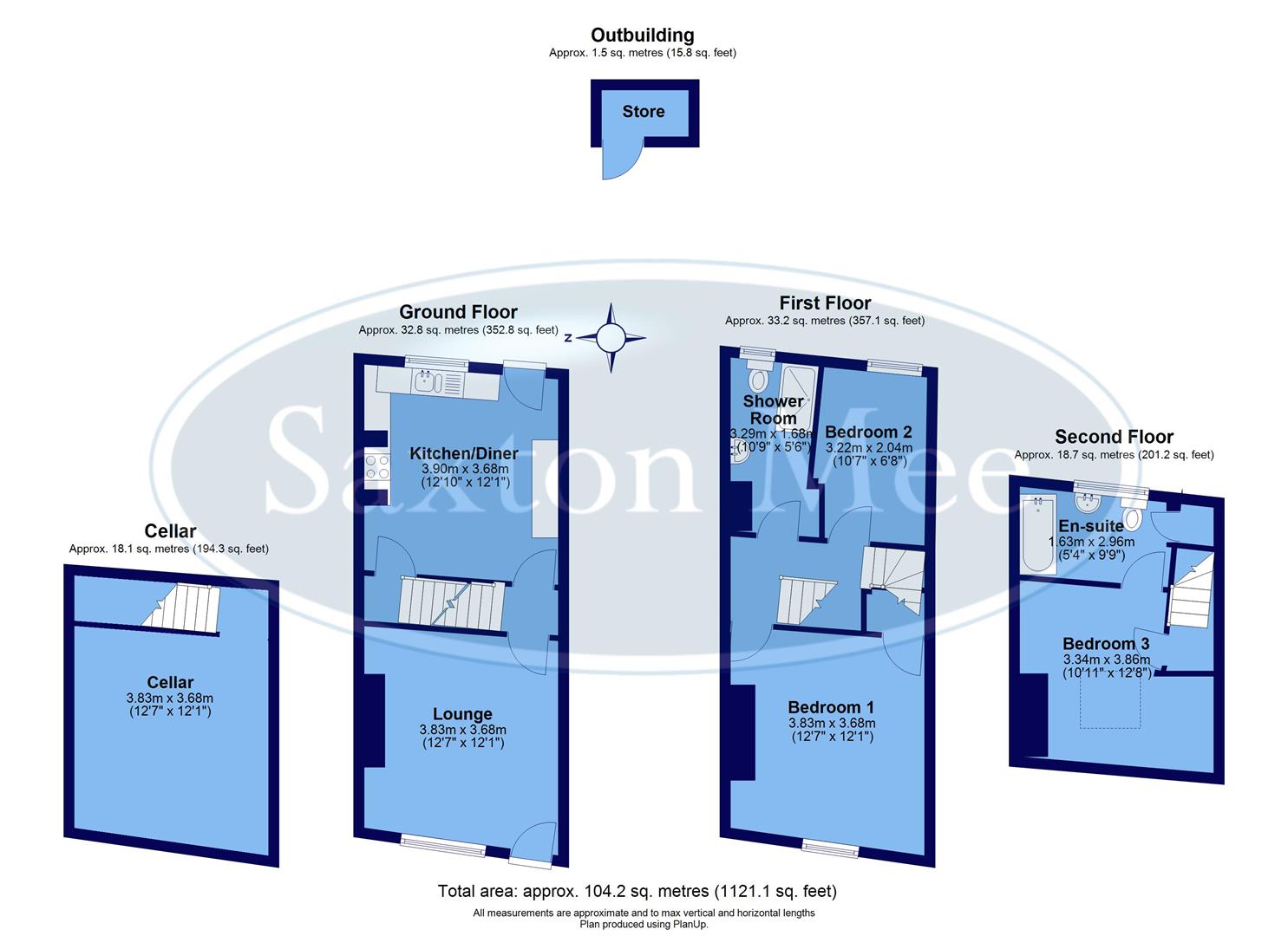 16, Pickmere Road, Sheffield floorplan