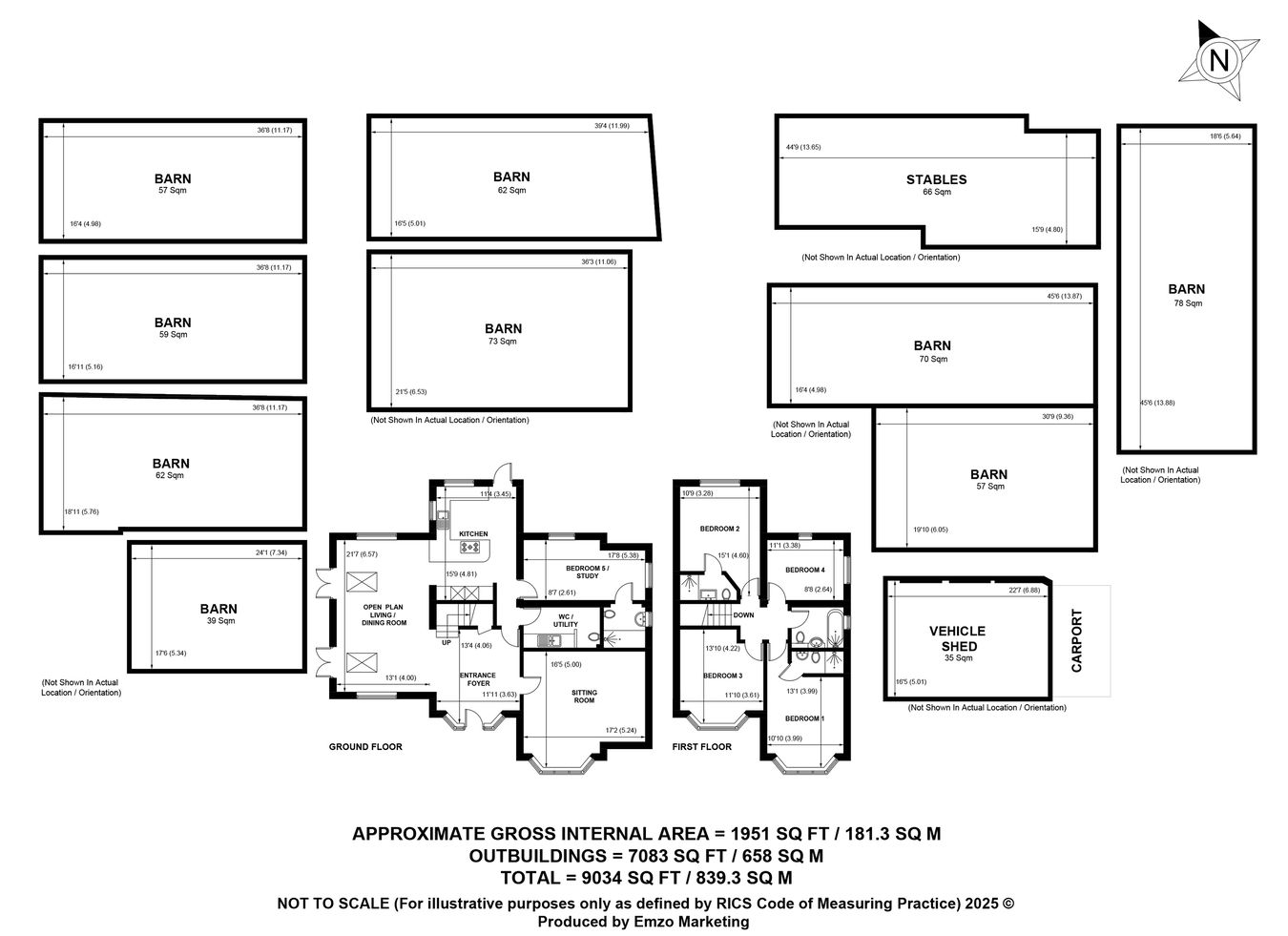 Lot 1 Broadbridge Farm, Rossiters Lane, Woodlands floorplan
