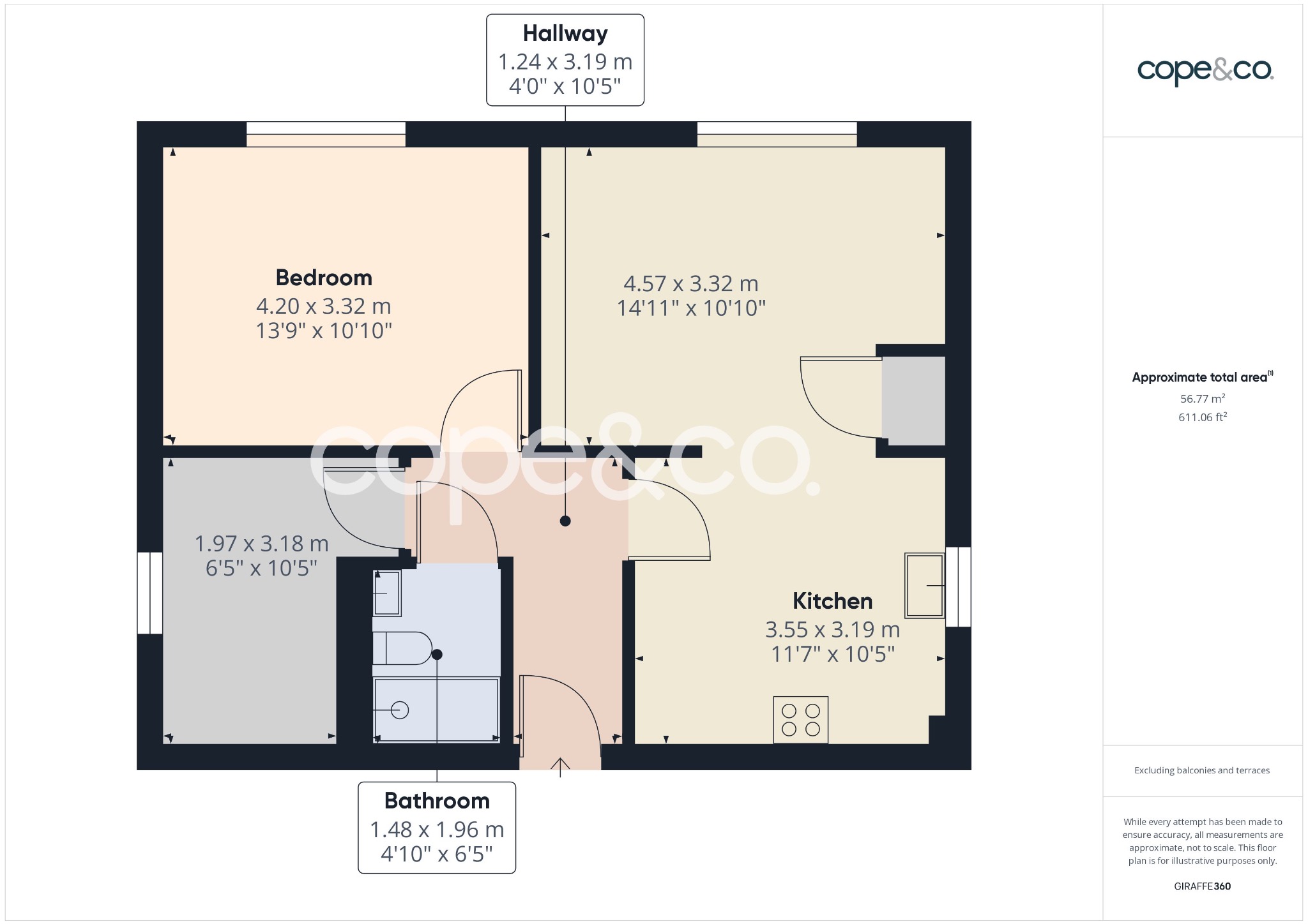 Apartment 6, Harben Court, Codnor floorplan
