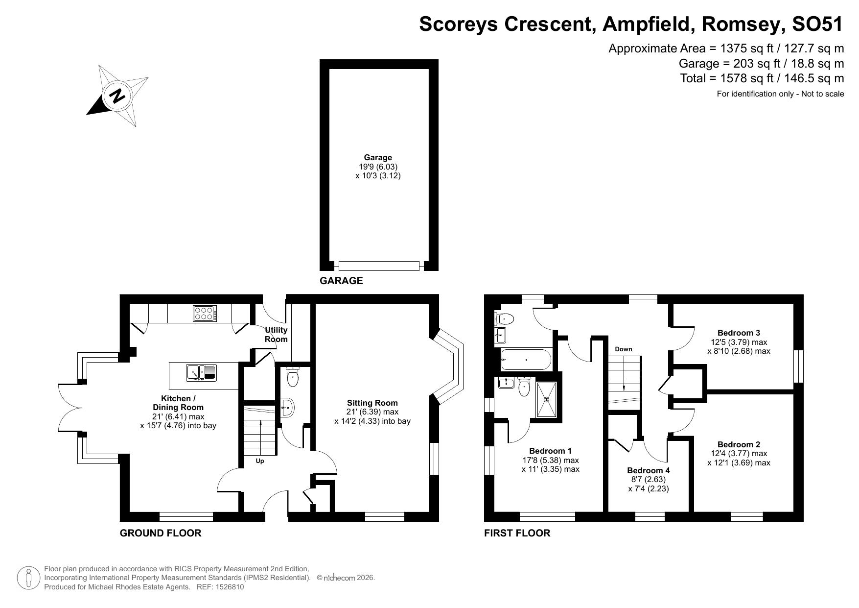 10, Scoreys Crescent, Romsey floorplan