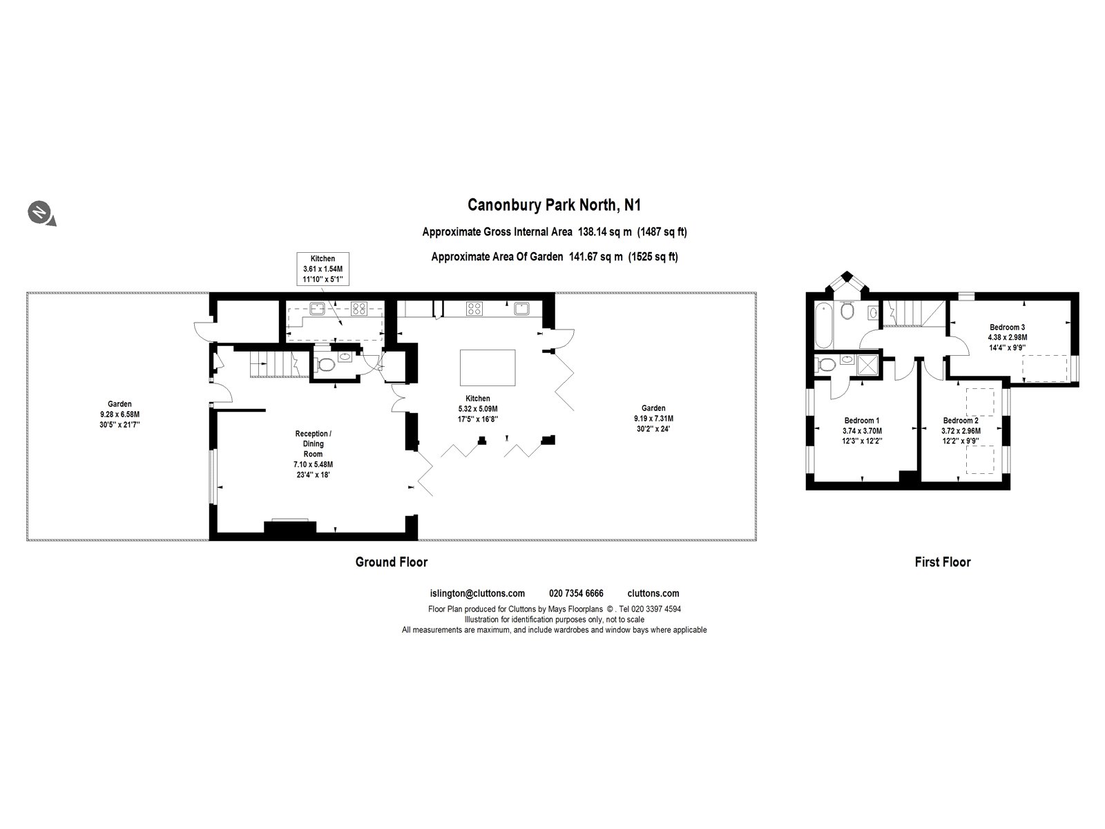 Canonbury Park North, London N1, 3 bedroom property for sale 62072280