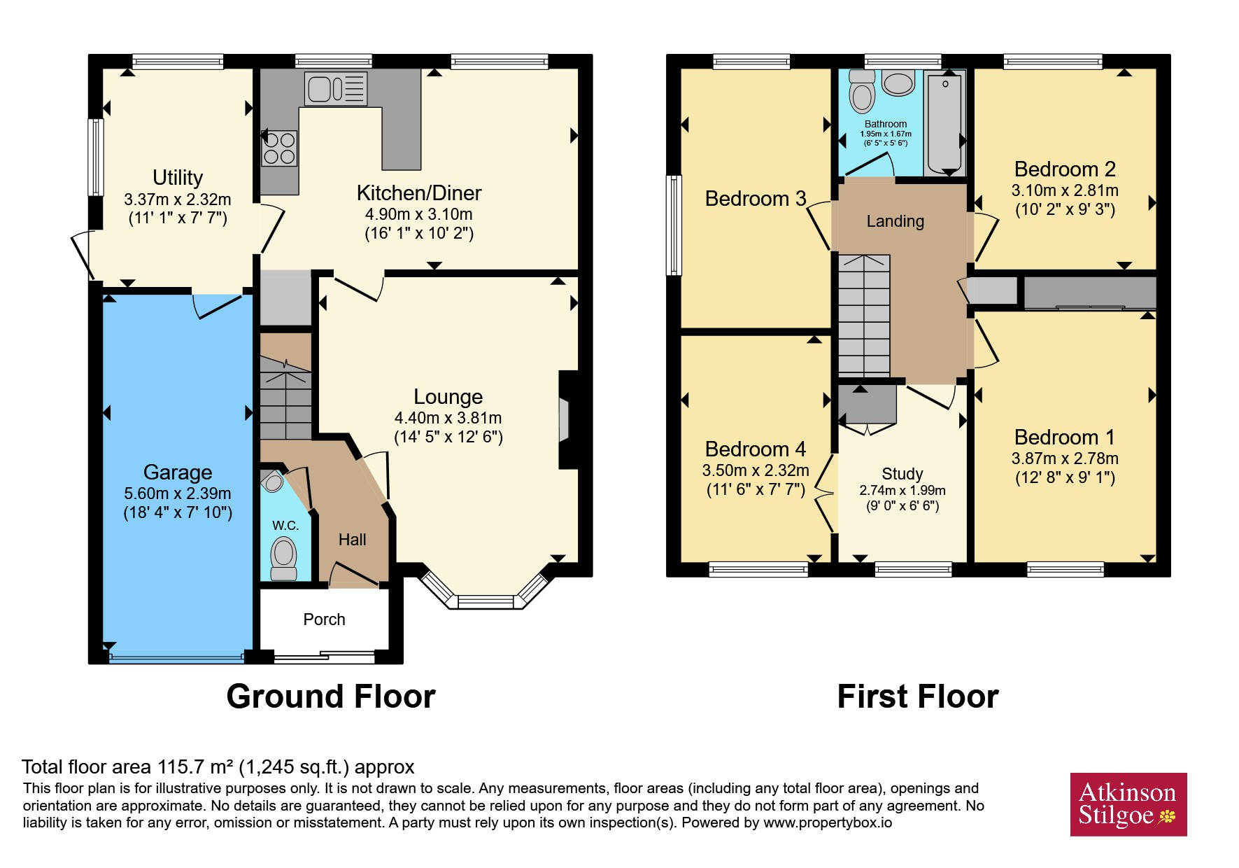 59, Stoneton Crescent, Balsall Common floorplan