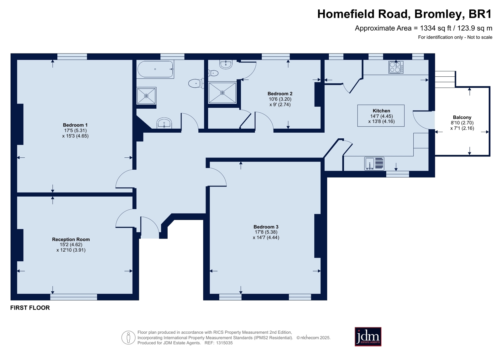 Flat 2, 80, Homefield Road, Bromley floorplan