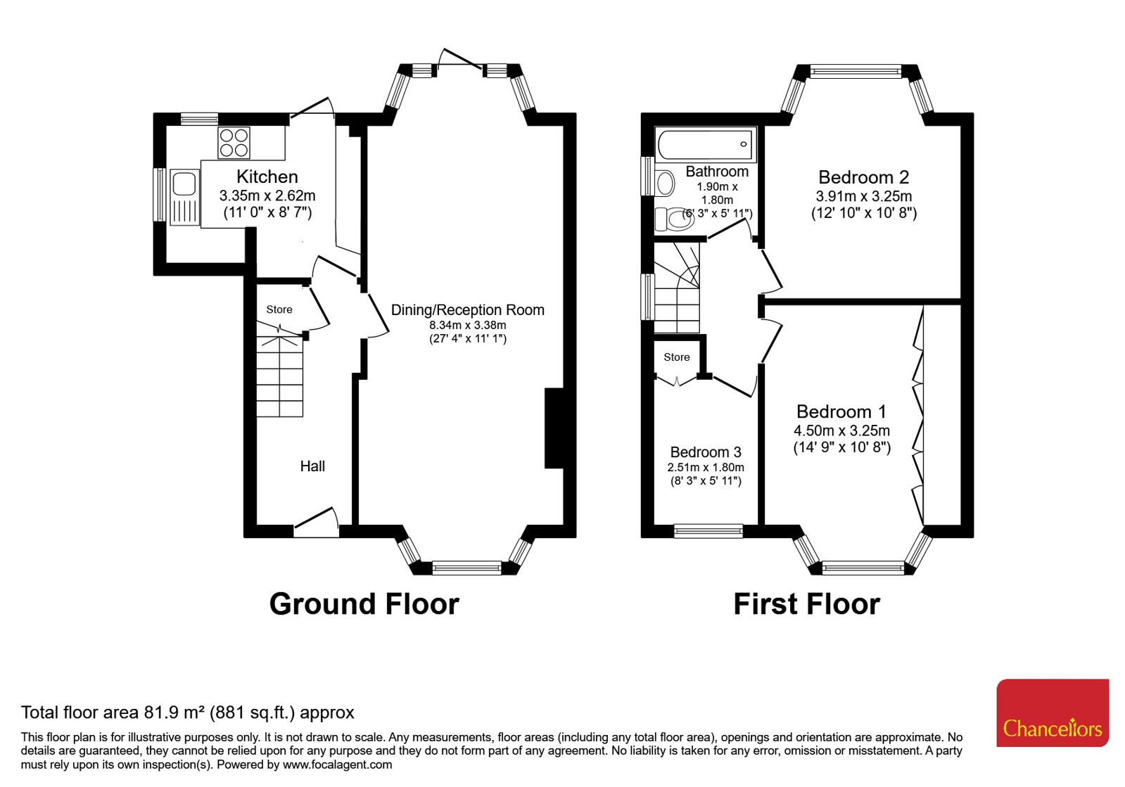 13, Bush Grove, Stanmore floorplan