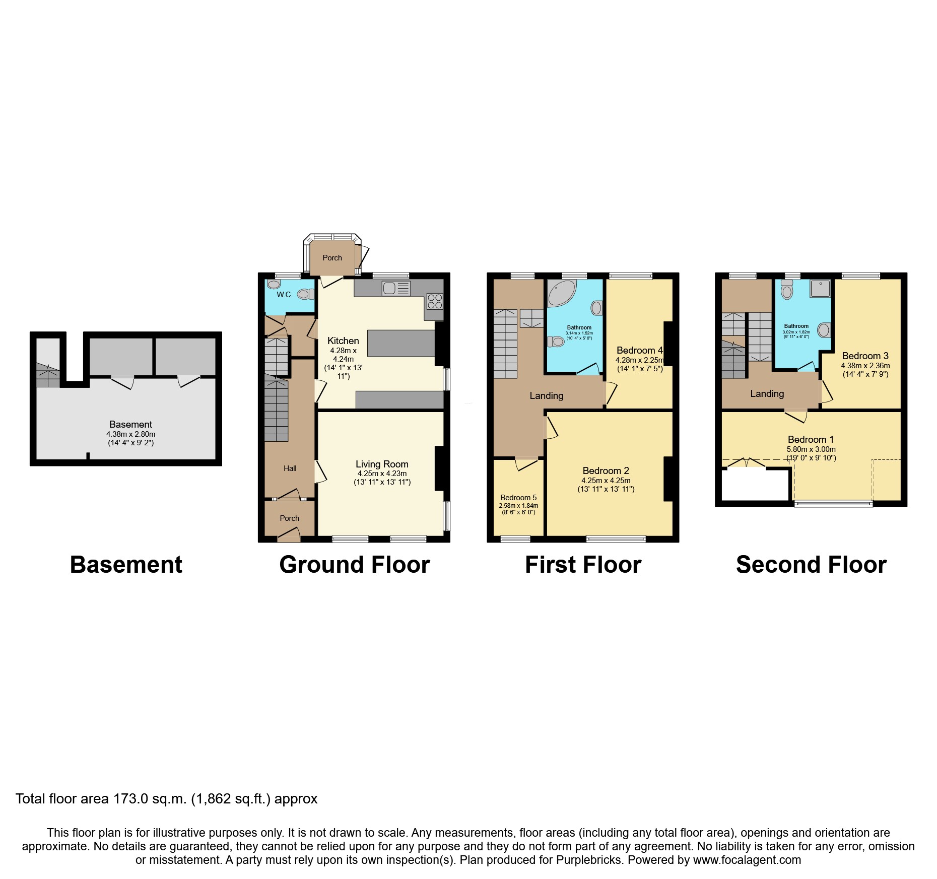 38, Tennyson Road, Bradford floorplan