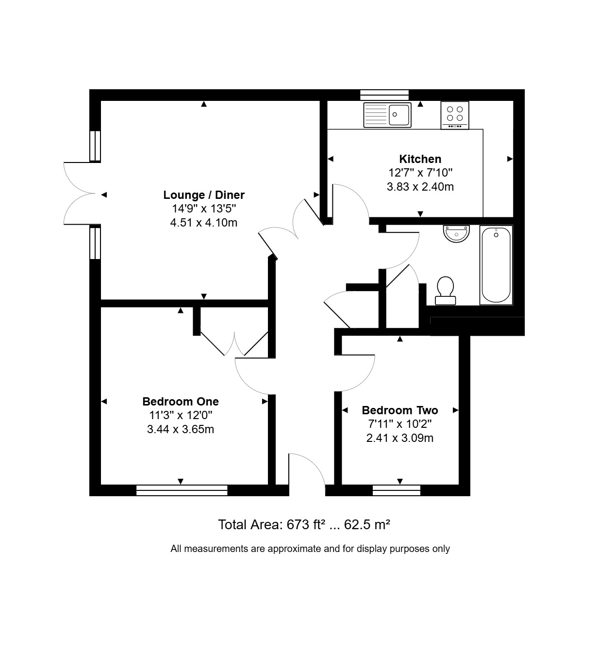 1, Mason Court, Reading floorplan