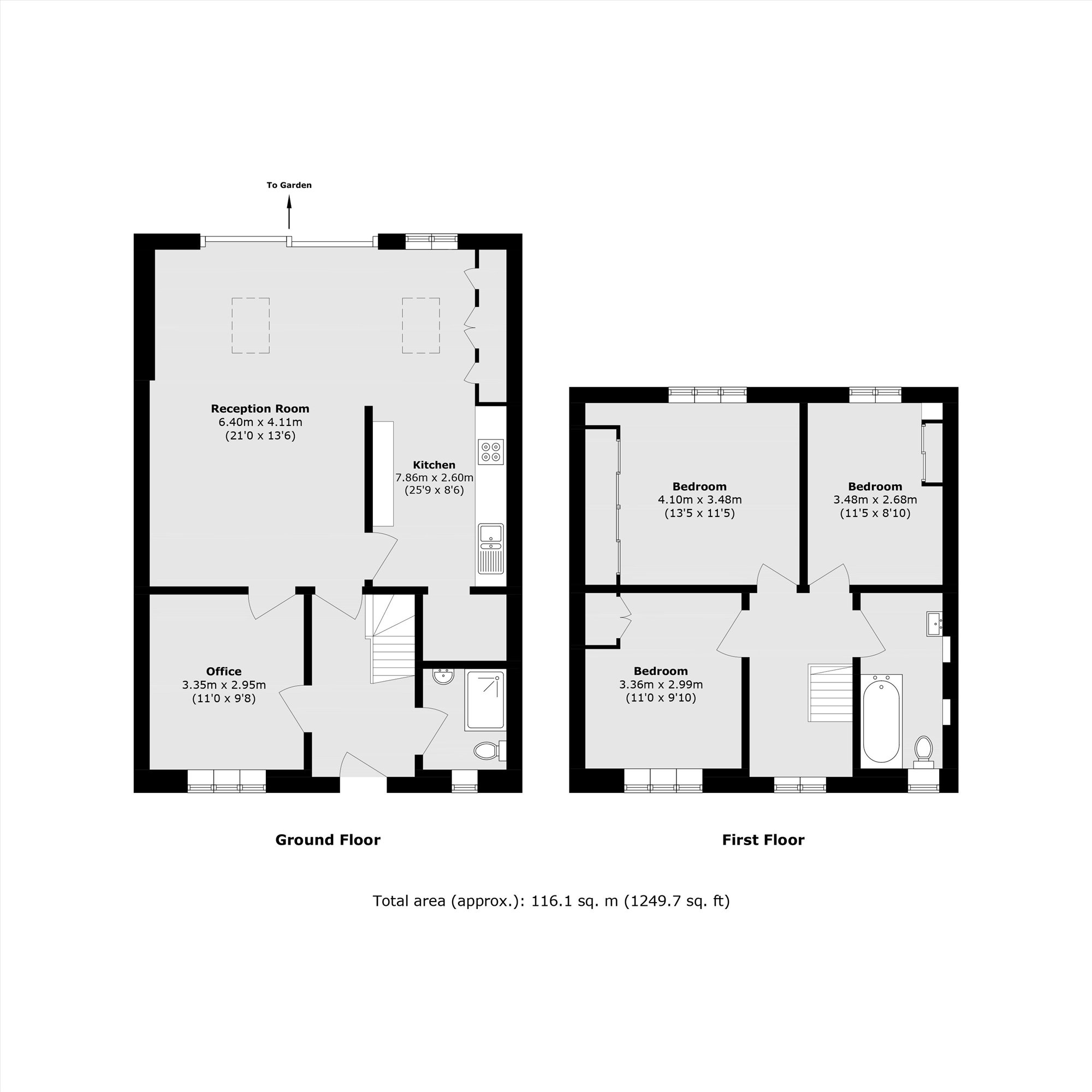 1, Hill Crescent, Surbiton floorplan