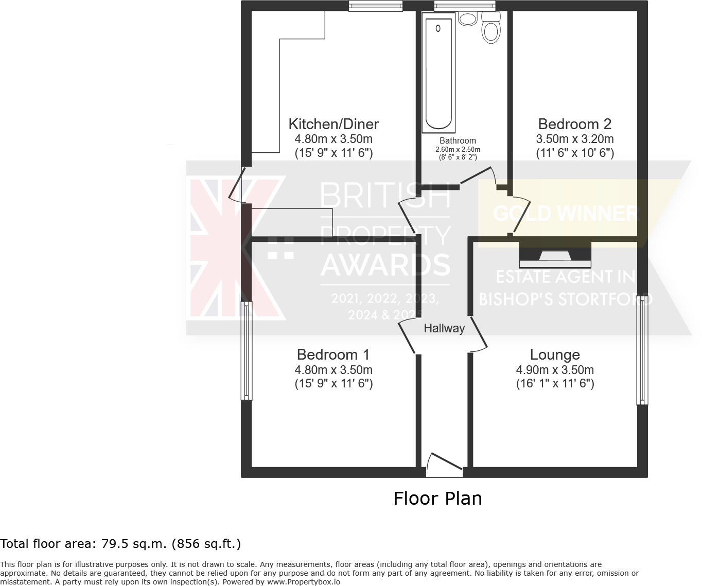 49, London Road, Bishops Stortford floorplan