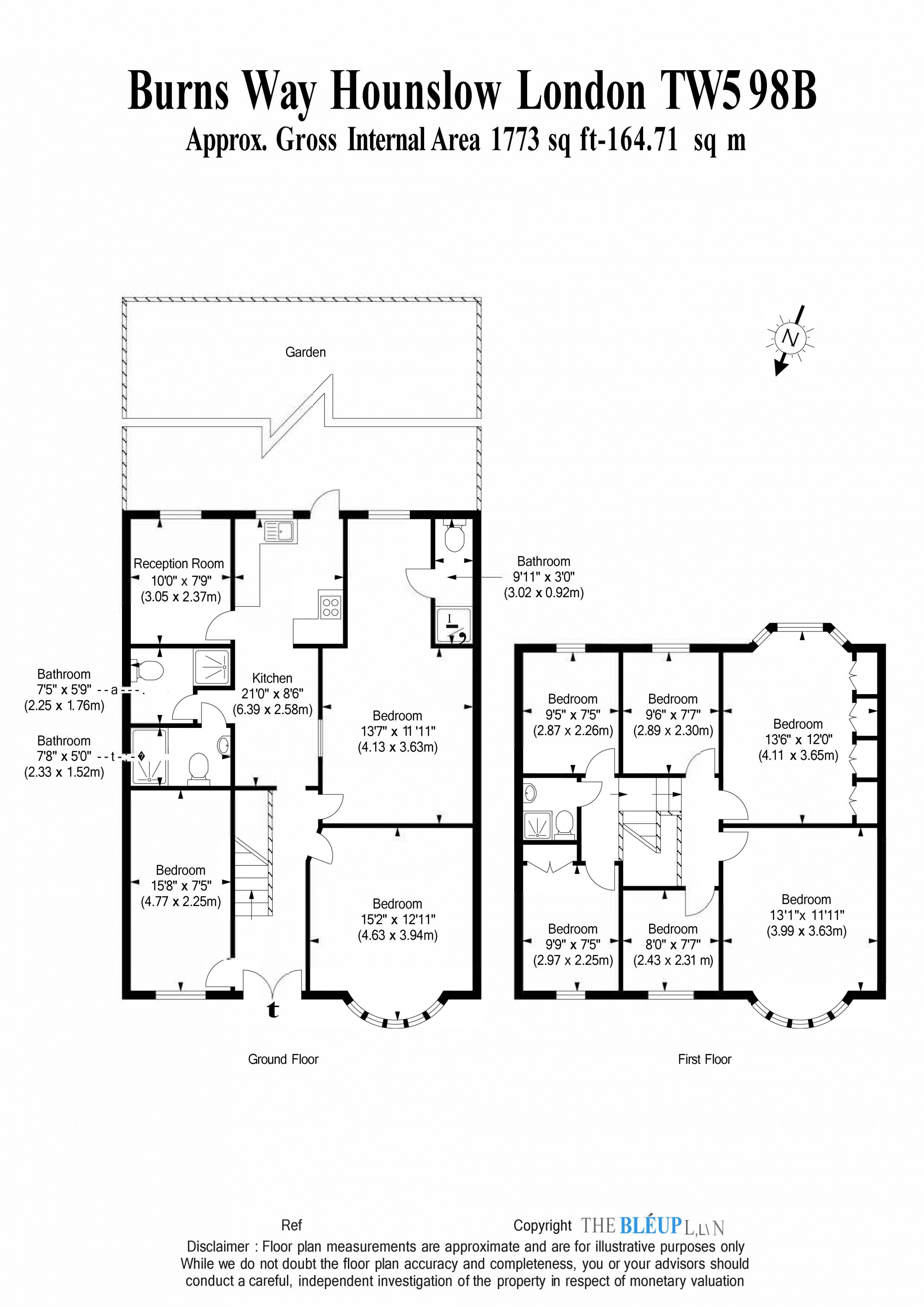 9 Bedrooms Terraced house for sale in Burns Way, Hounslow, Middlesex TW5