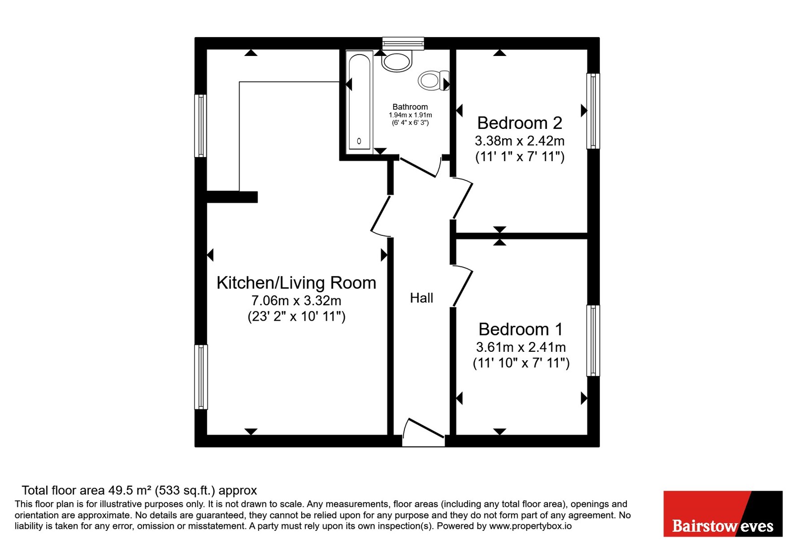Flat 5, 14, Exel Drive, West Midlands floorplan