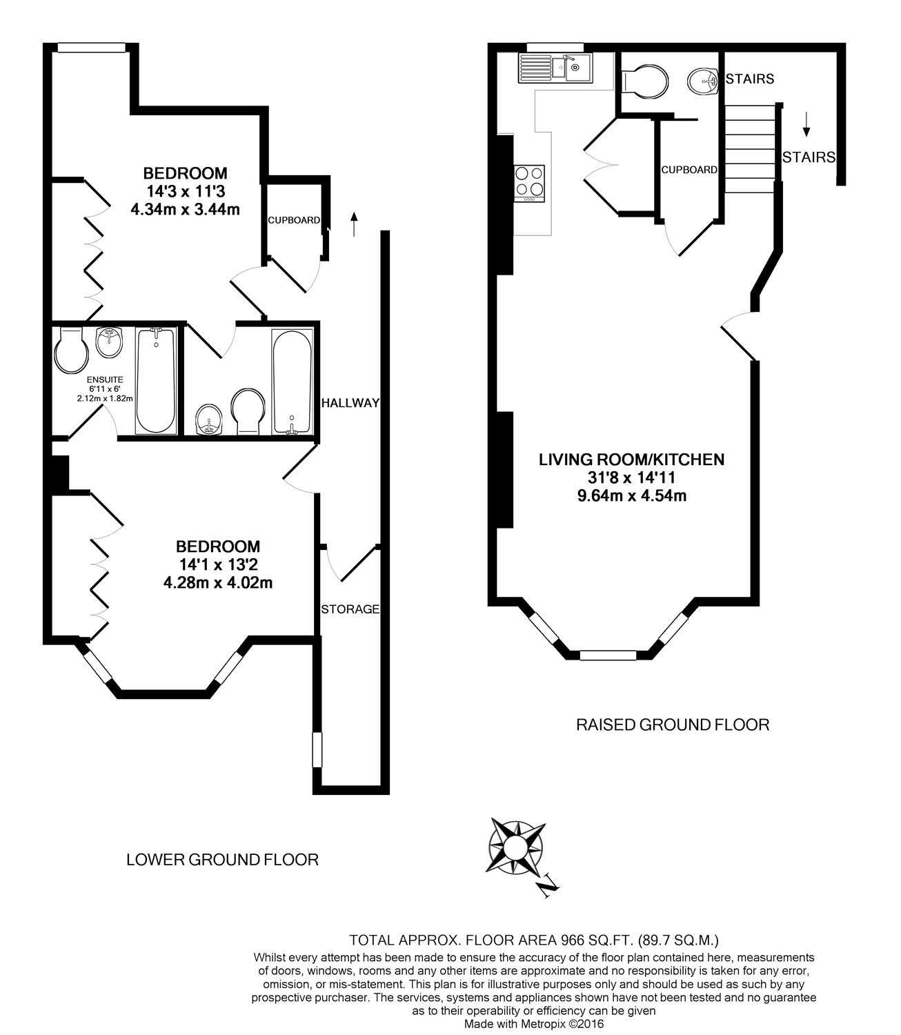 2 Bedrooms Flat to rent in Holmdale Road, West Hampstead NW6