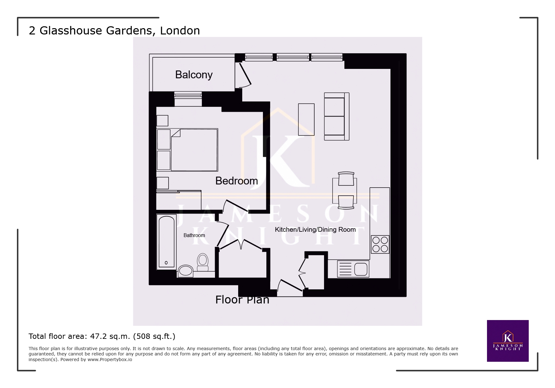 Glasshouse Gardens, Greater London floorplan