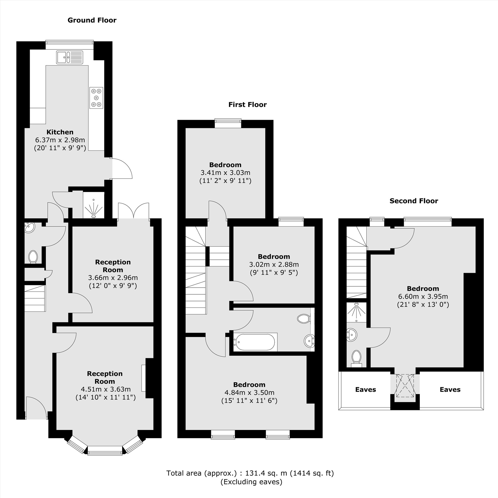 24, Birkbeck Avenue, London floorplan