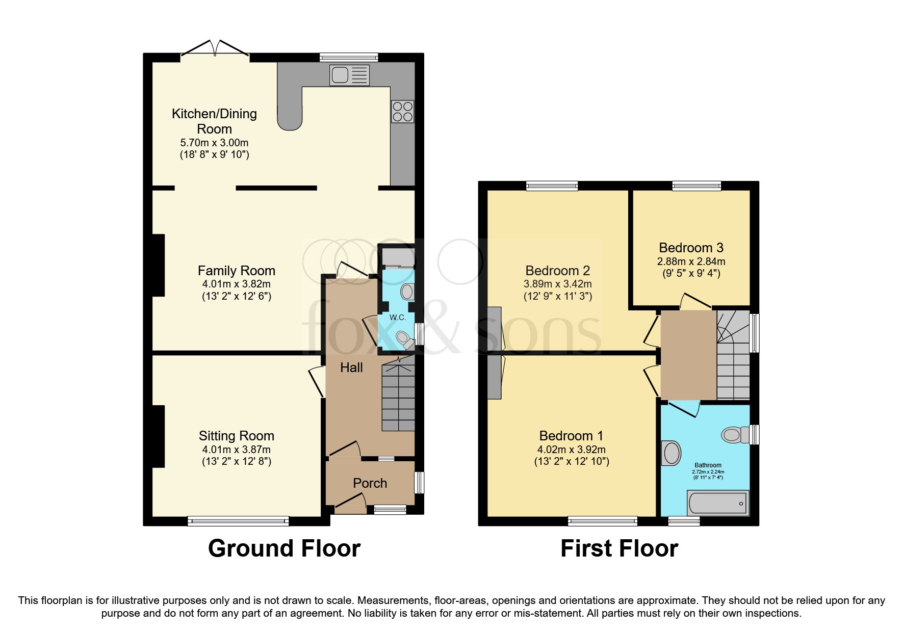 19, Ponsford Road, Minehead floorplan
