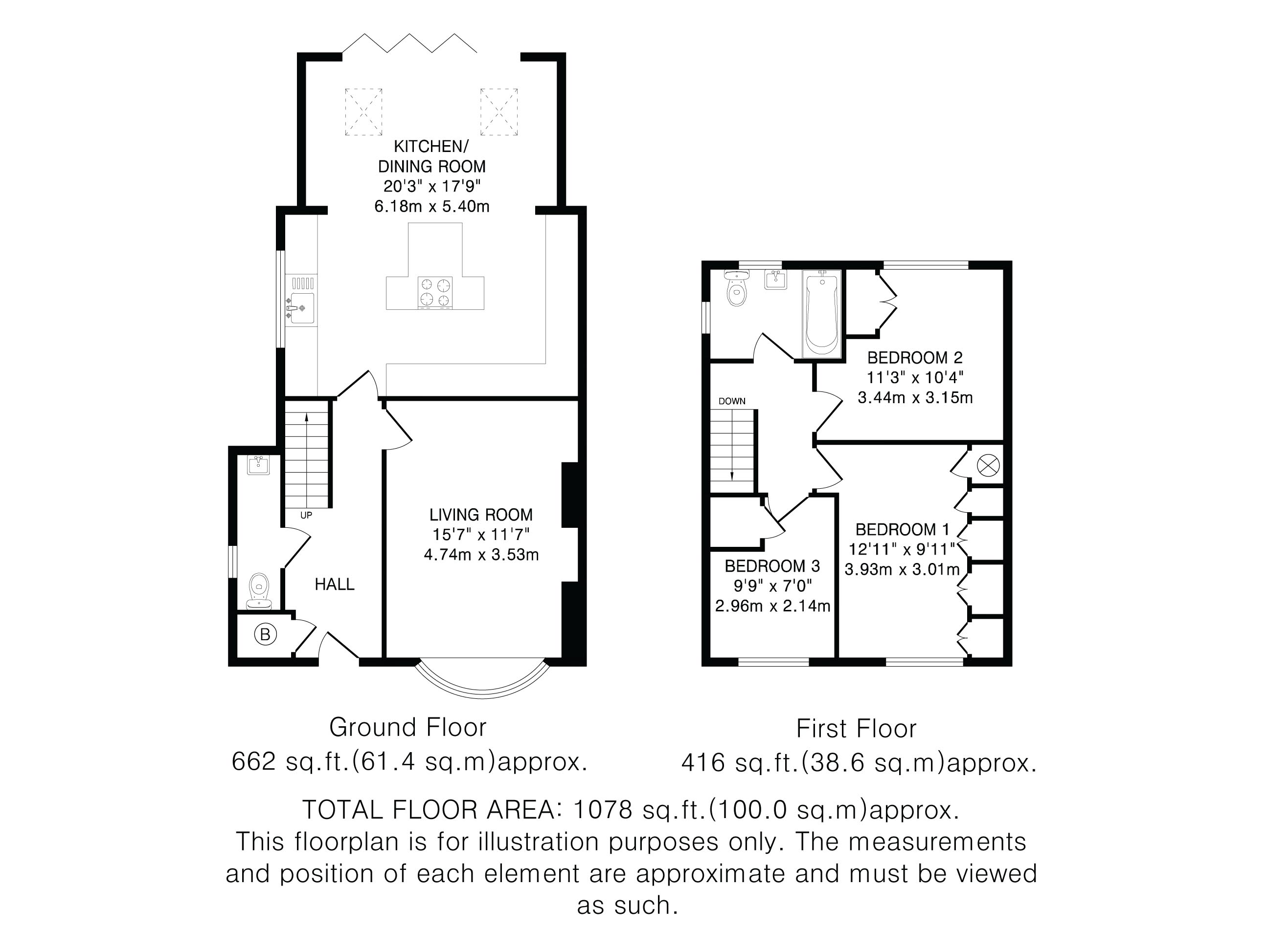 36, Windmill Avenue, St Albans floorplan