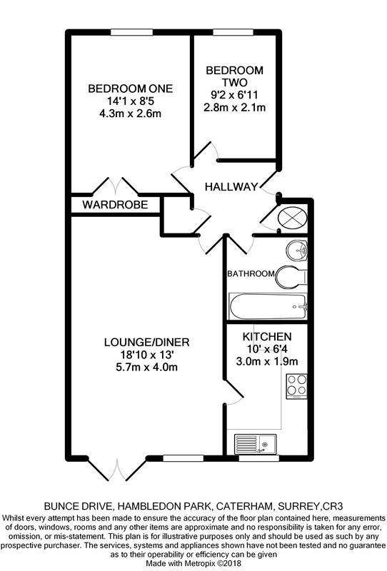 2 Bedrooms Flat for sale in Bunce Drive, Caterham CR3