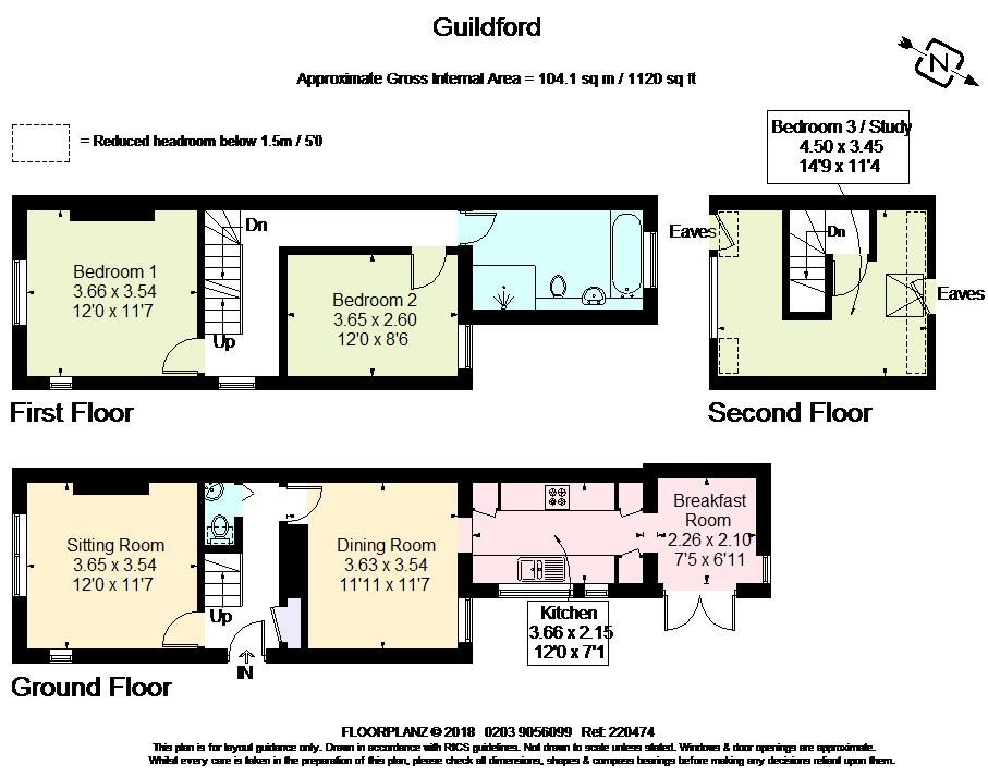 3 Bedrooms  to rent in West Mount, The Mount, Guildford GU2