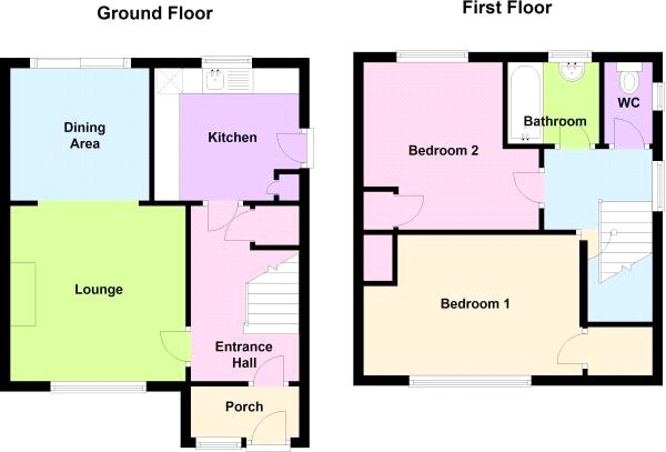 2 Bedrooms Semi-detached house for sale in Dene Holm Road, Northfleet, Gravesend DA11