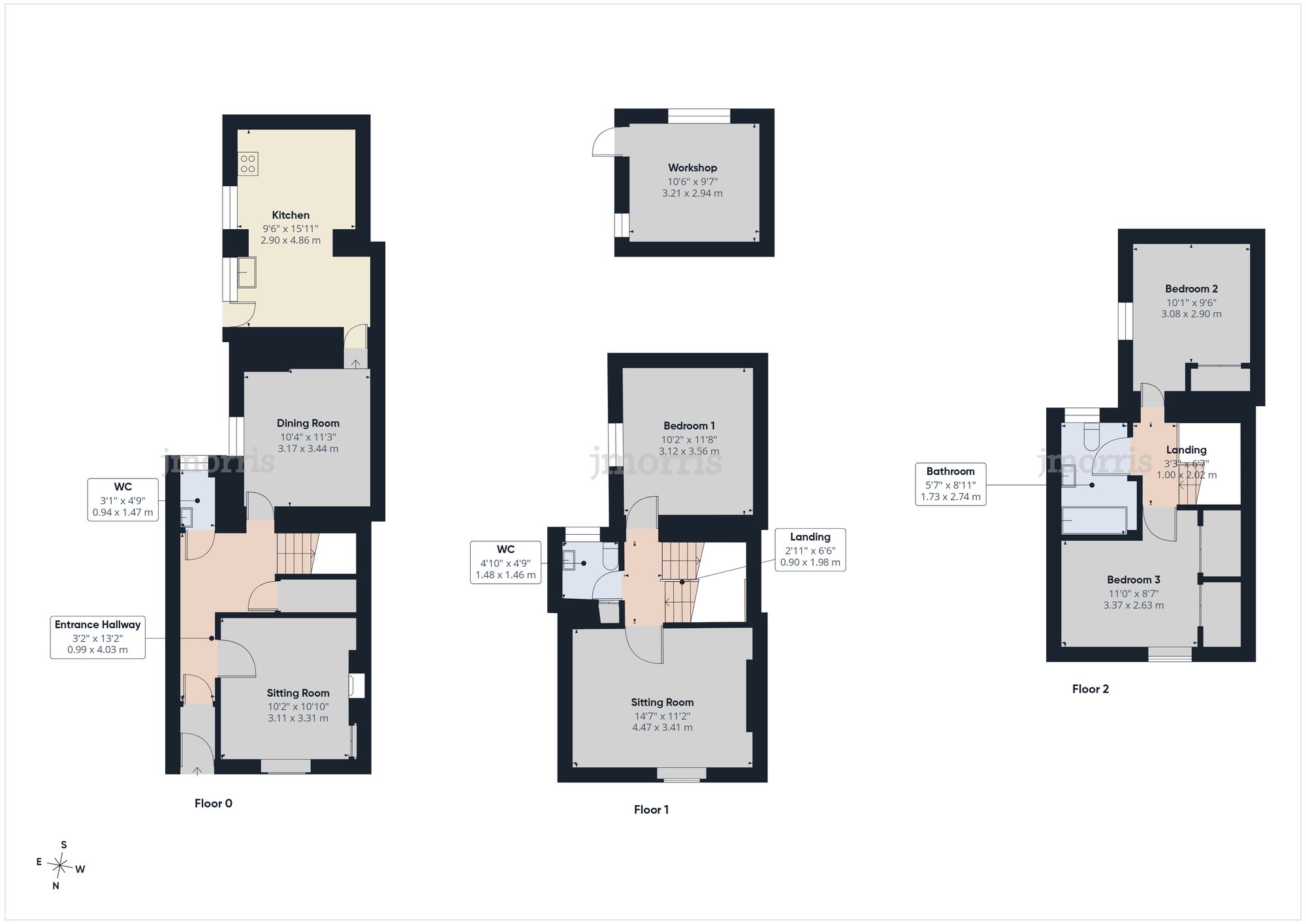 4 Gloucester Terrace, Haverfordwest floorplan
