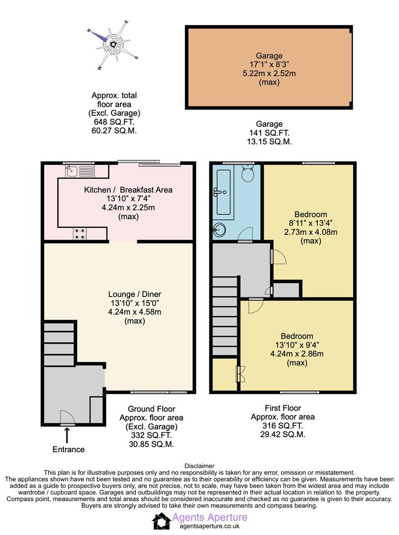 77, Farm Holt, New Ash Green floorplan