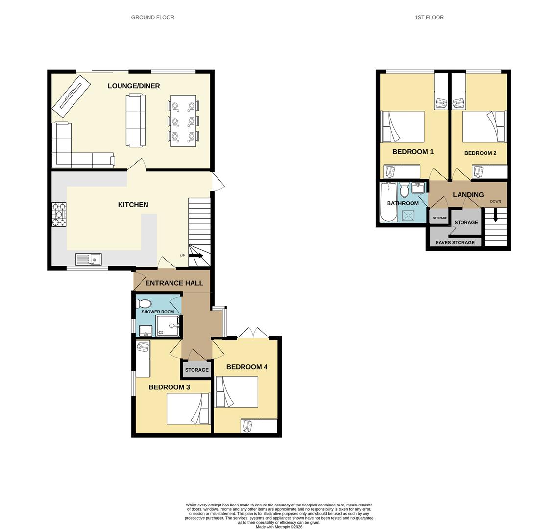 4, Little Searles, Basildon floorplan