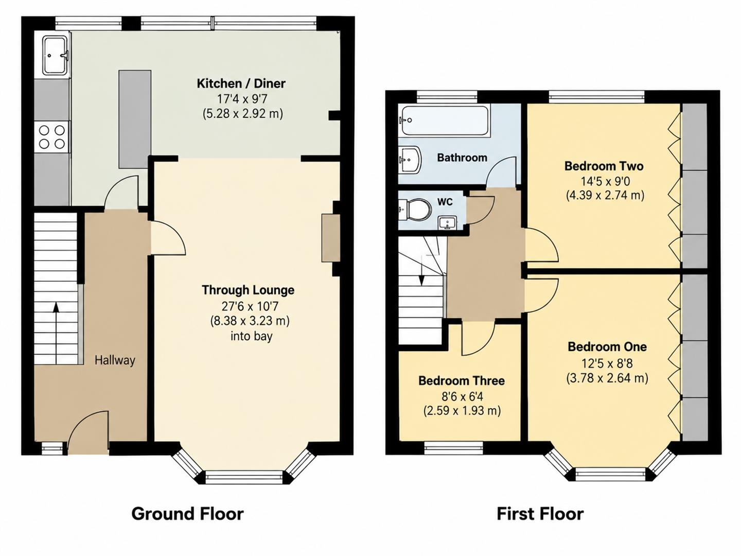 Manor Way, Mitcham floorplan