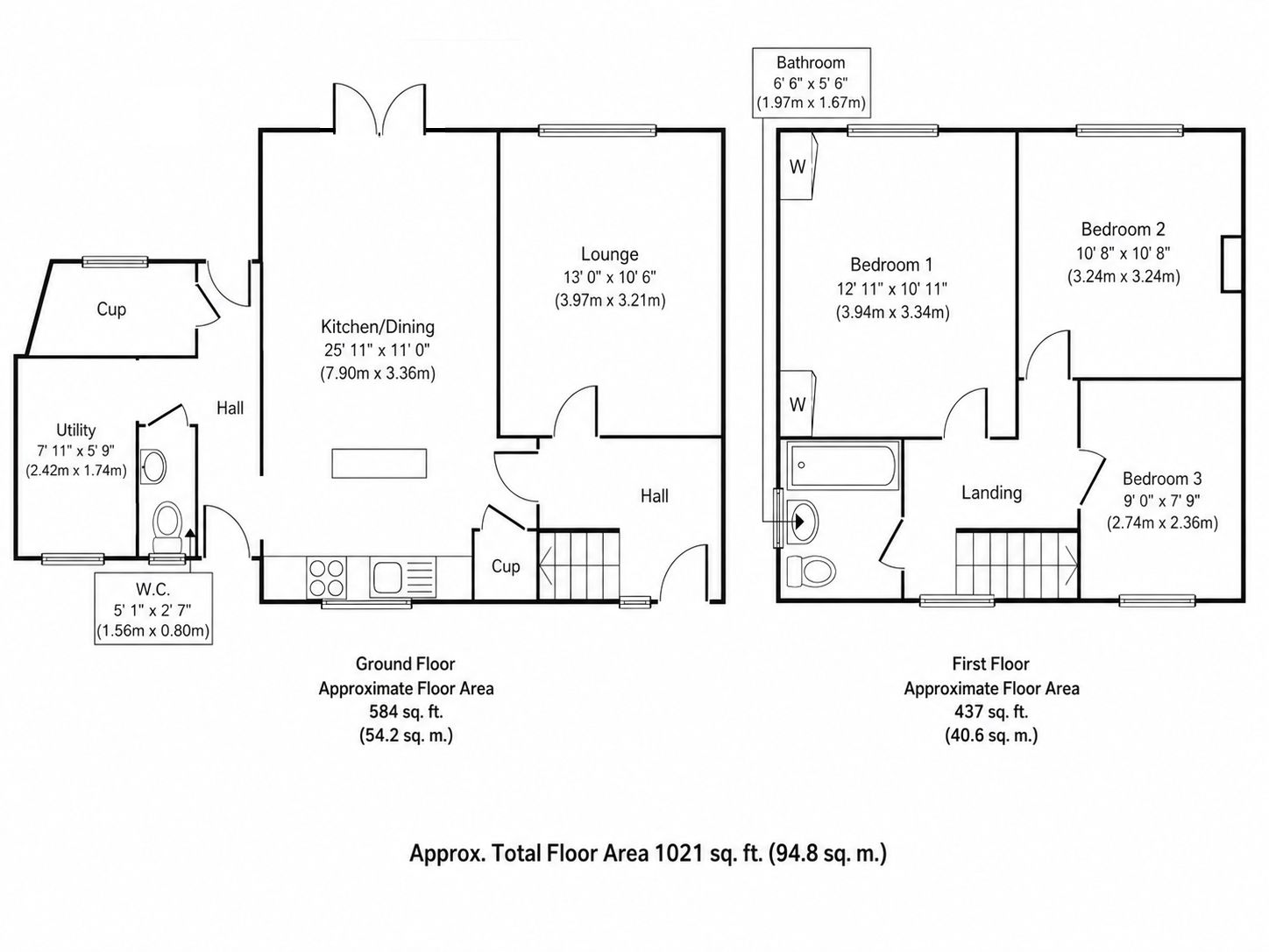 13, Birchwood Drive, Rotherham floorplan