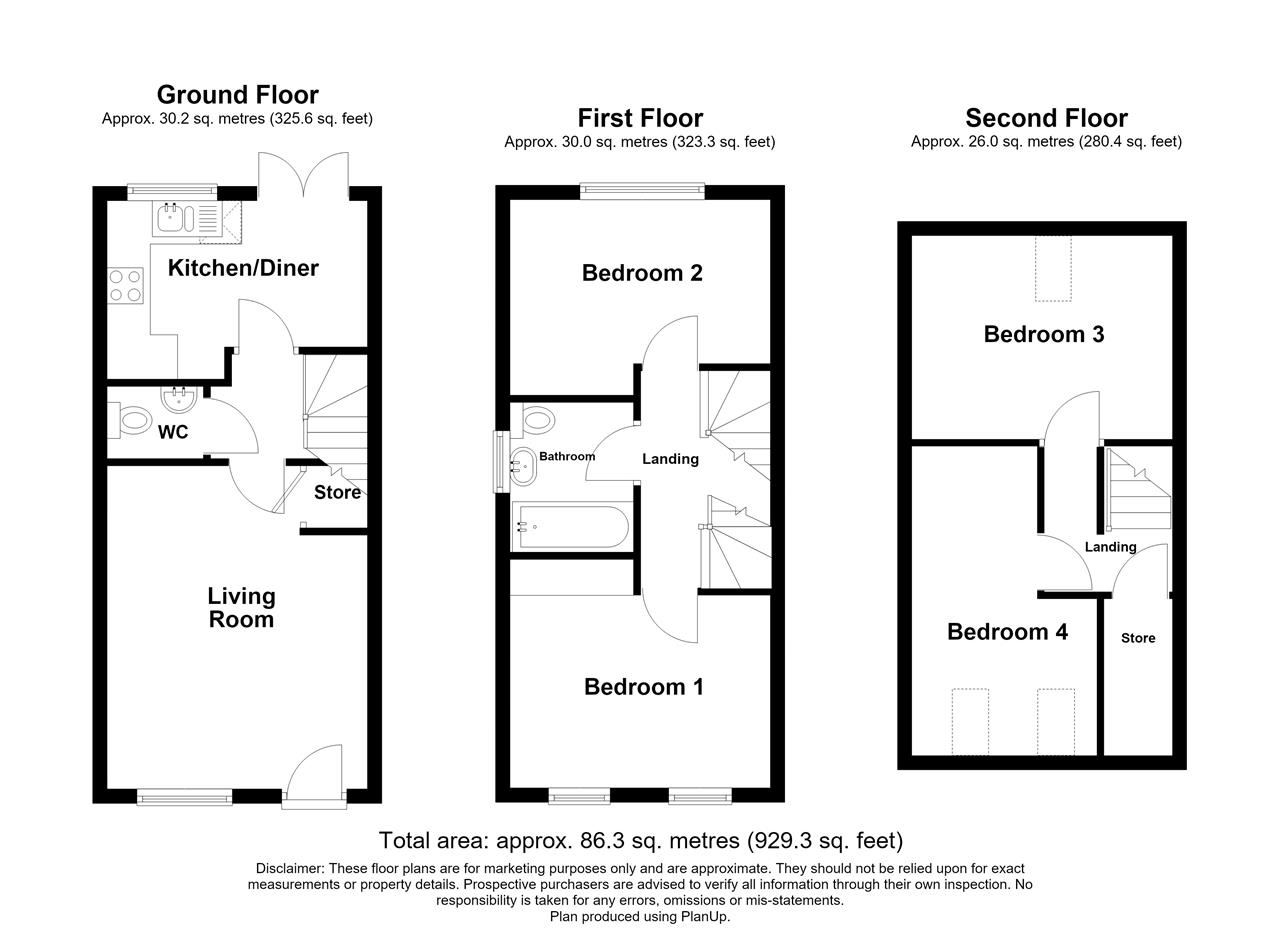 49, Slater Way, Ilkeston floorplan
