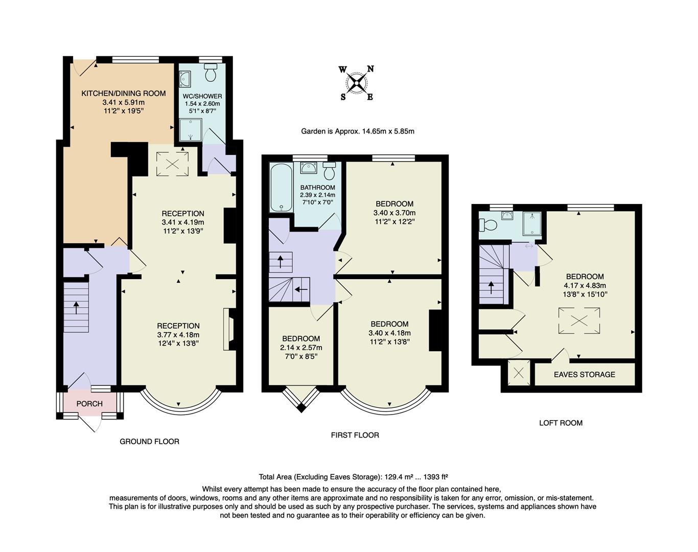 117, Richmond Avenue, Chingford floorplan
