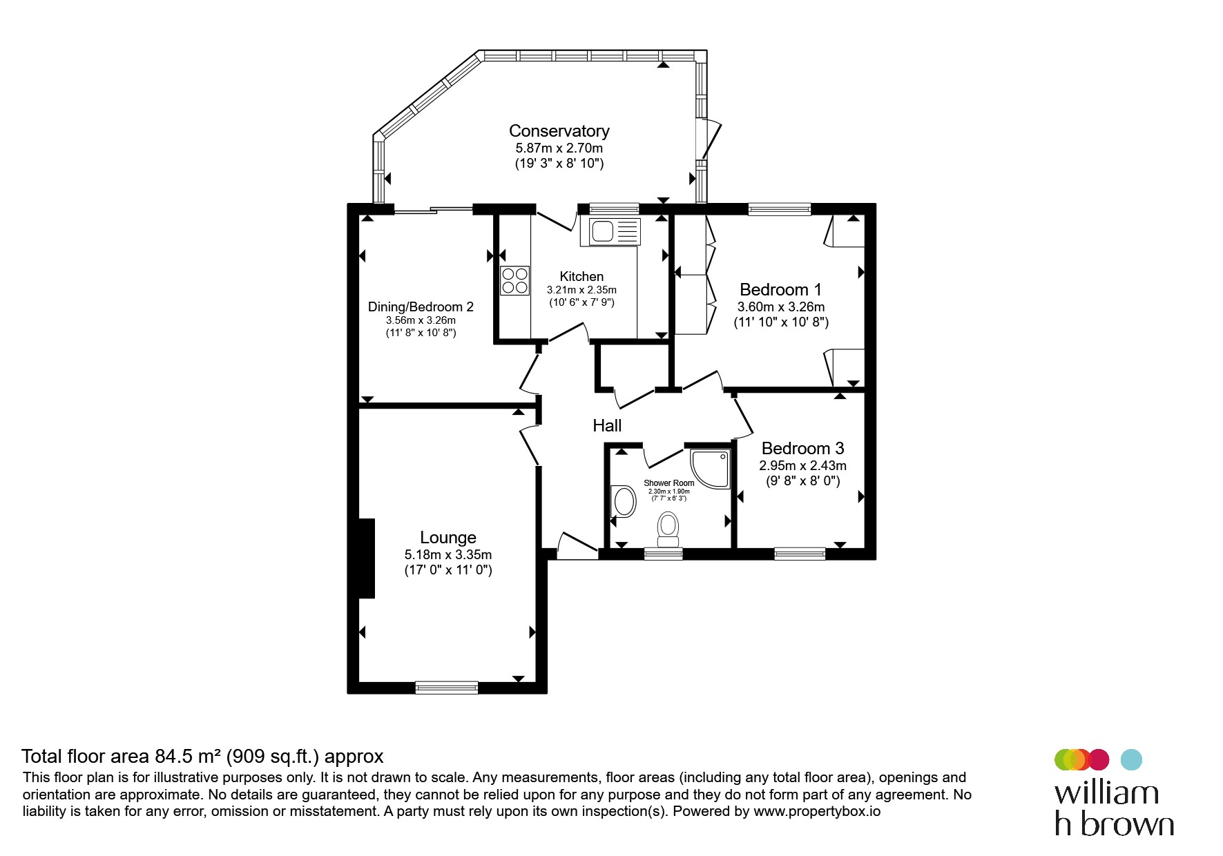 22, Wooldale Drive, Sheffield floorplan