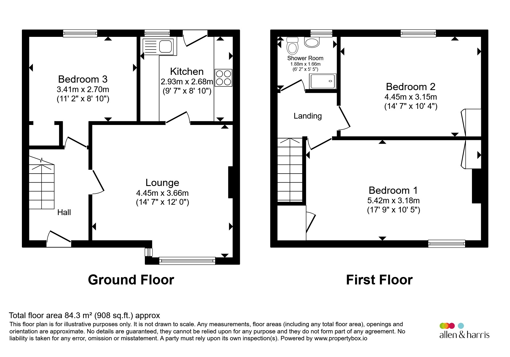 64, Renshaw Road, Johnstone floorplan