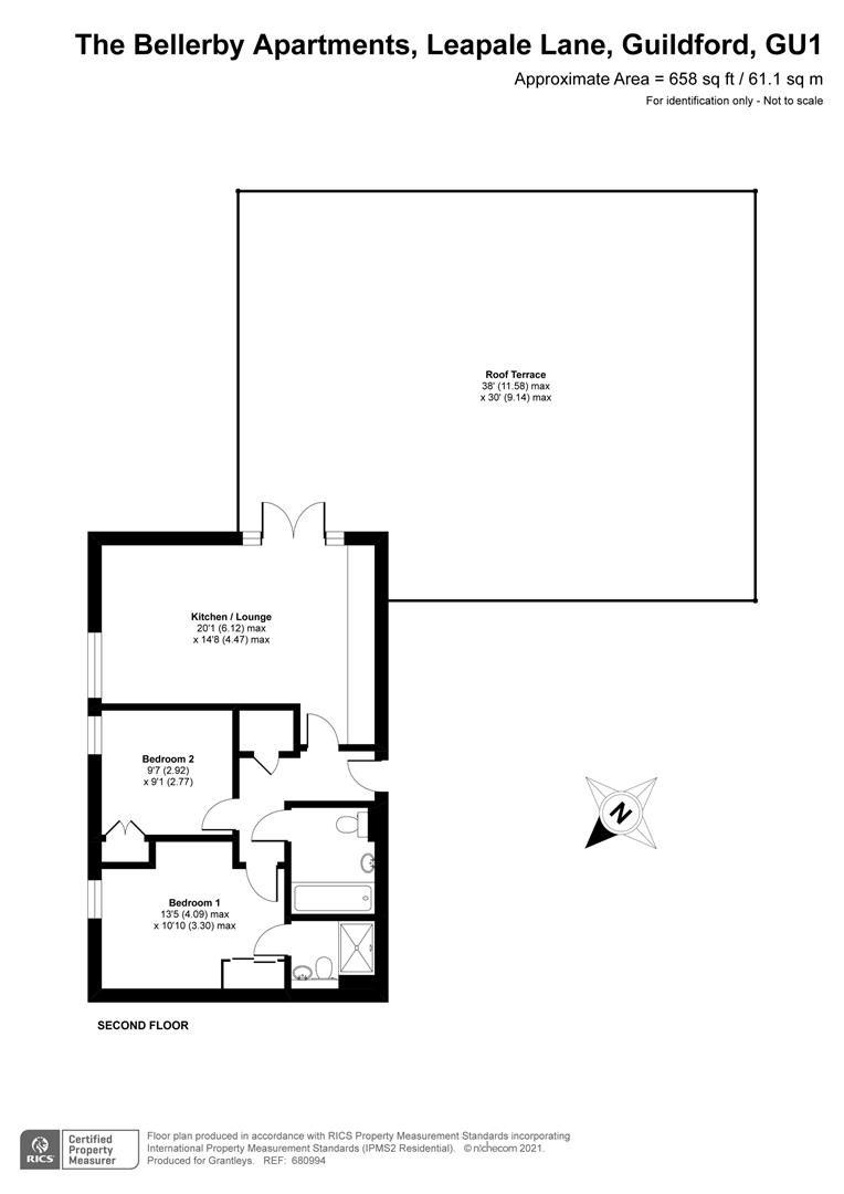43 The Bellerby, Leapale Lane, Guildford floorplan