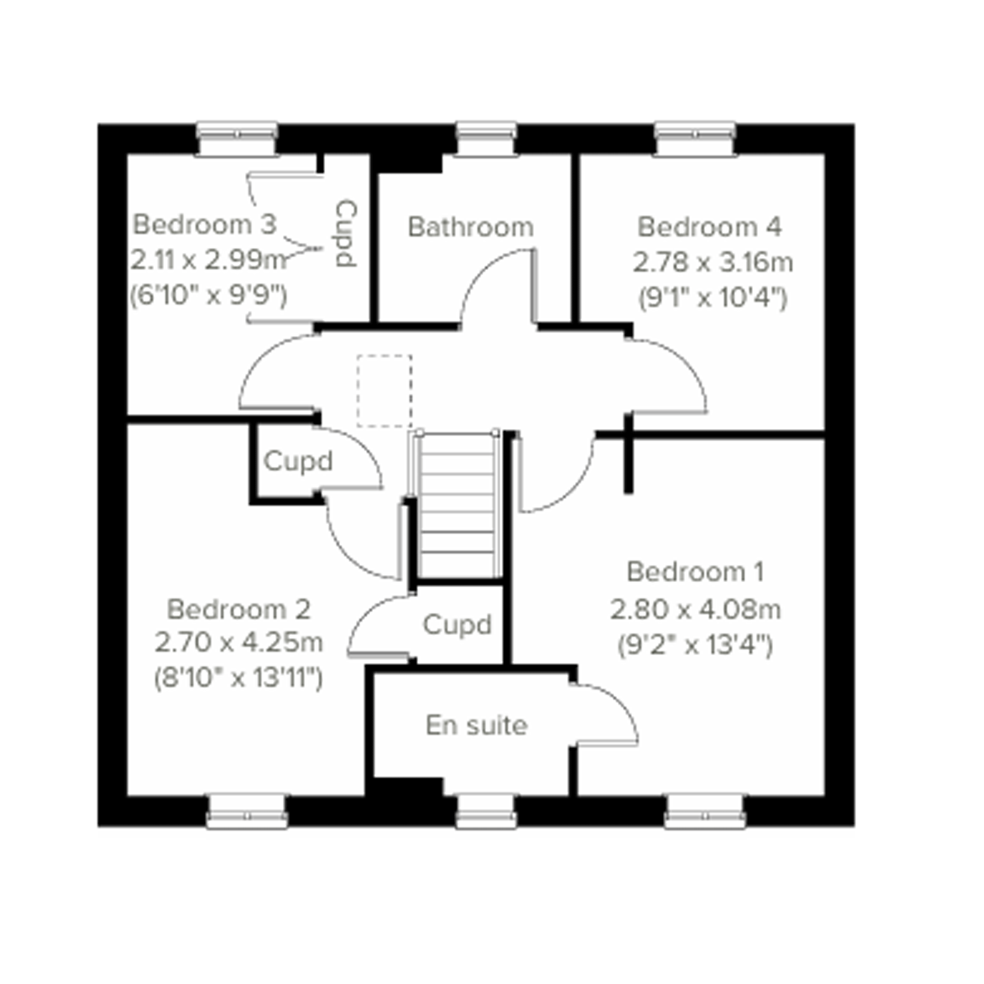 204, Caspian Crescent, Scartho Top, Grimsby floorplan