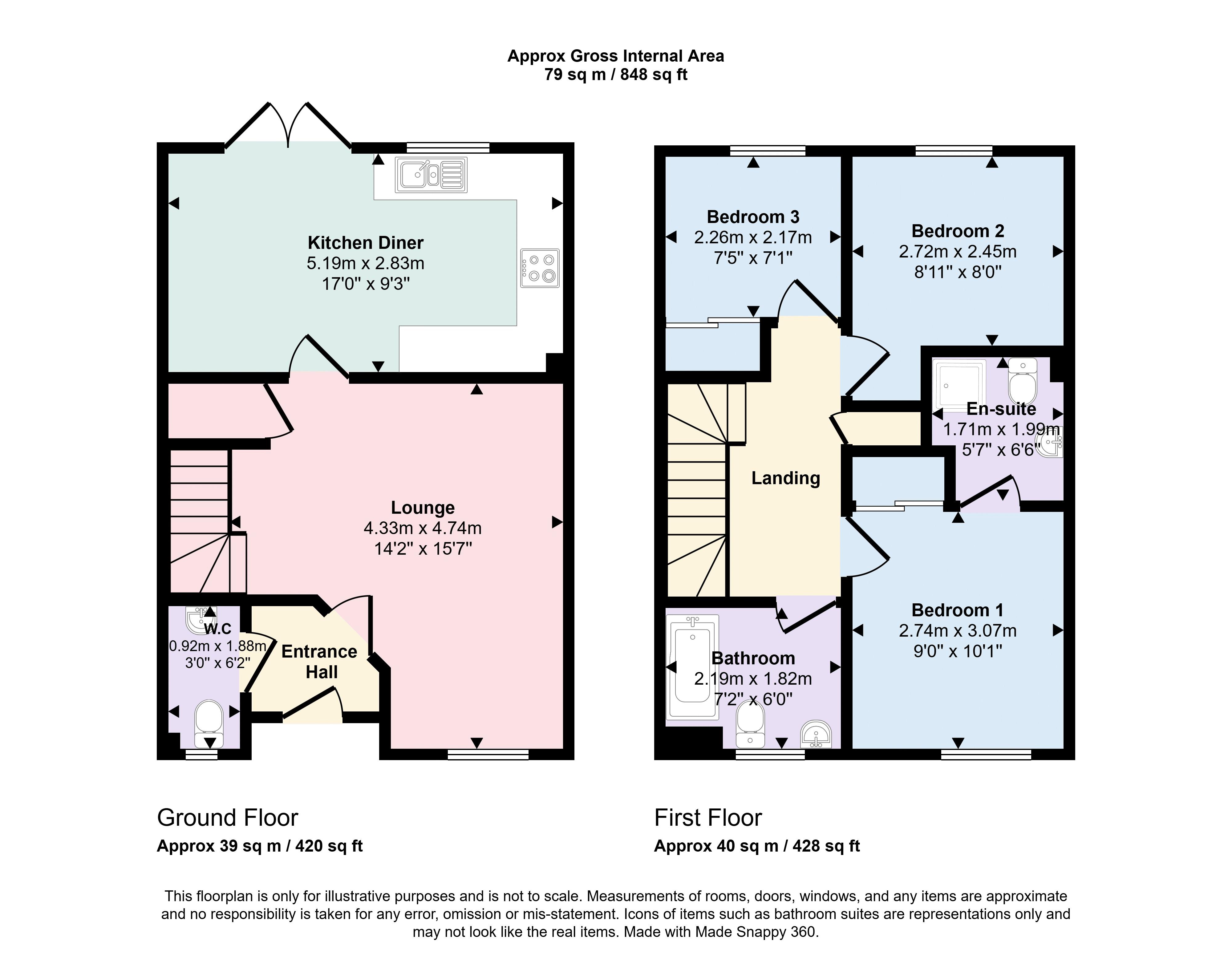 6, Rodway Close, Trowbridge floorplan