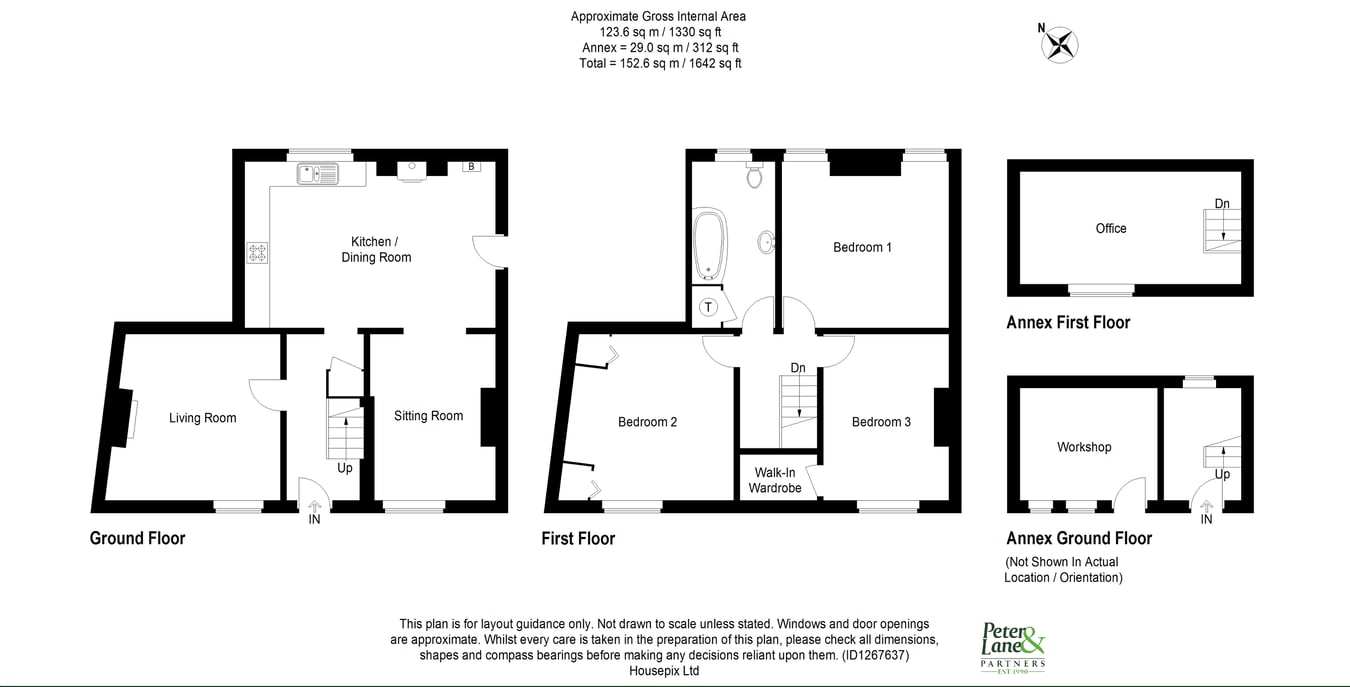 14, The Green, Huntingdon floorplan