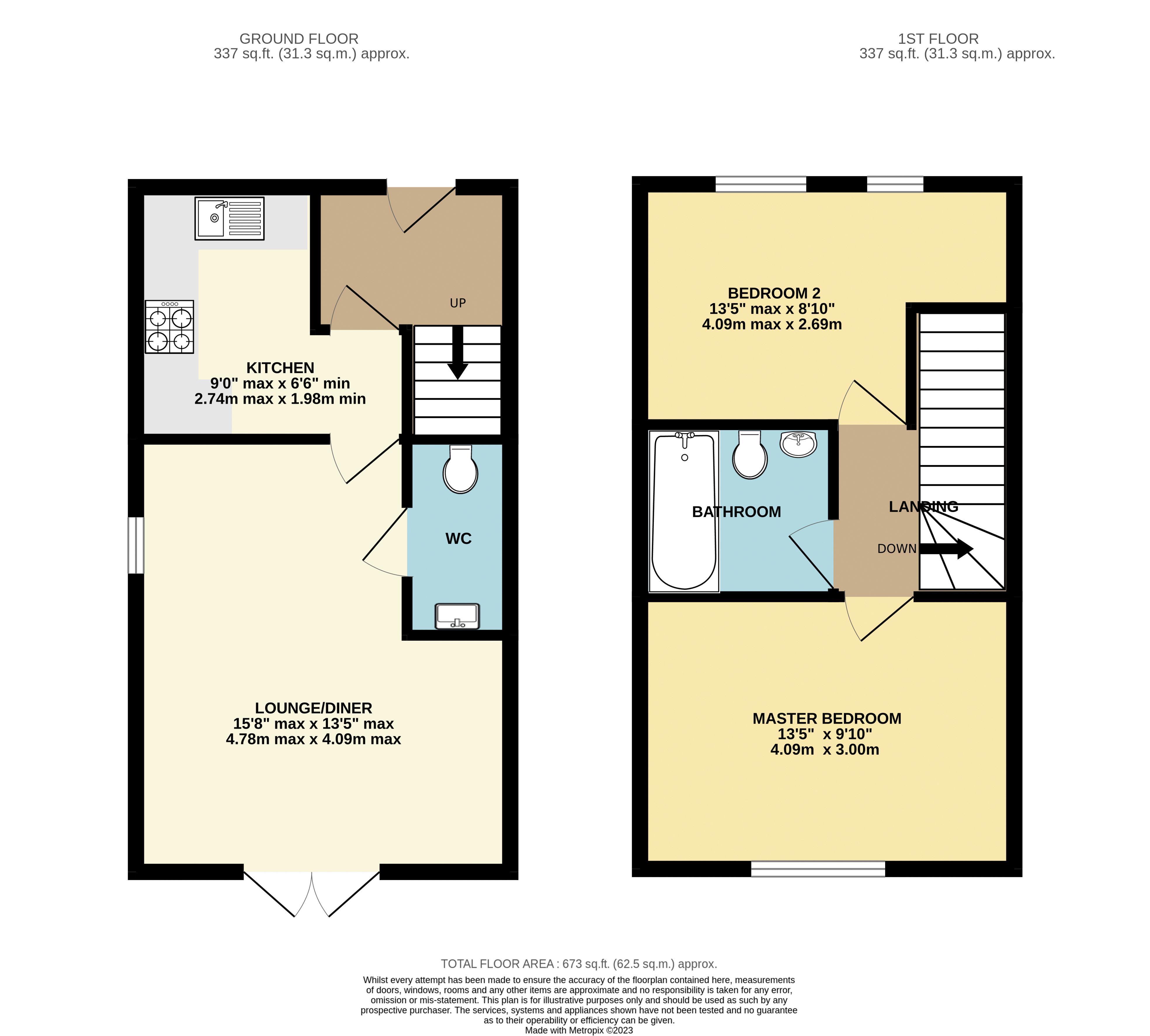 Canal Court, Saxilby, Lincoln LN1, 2 bedroom semidetached house for