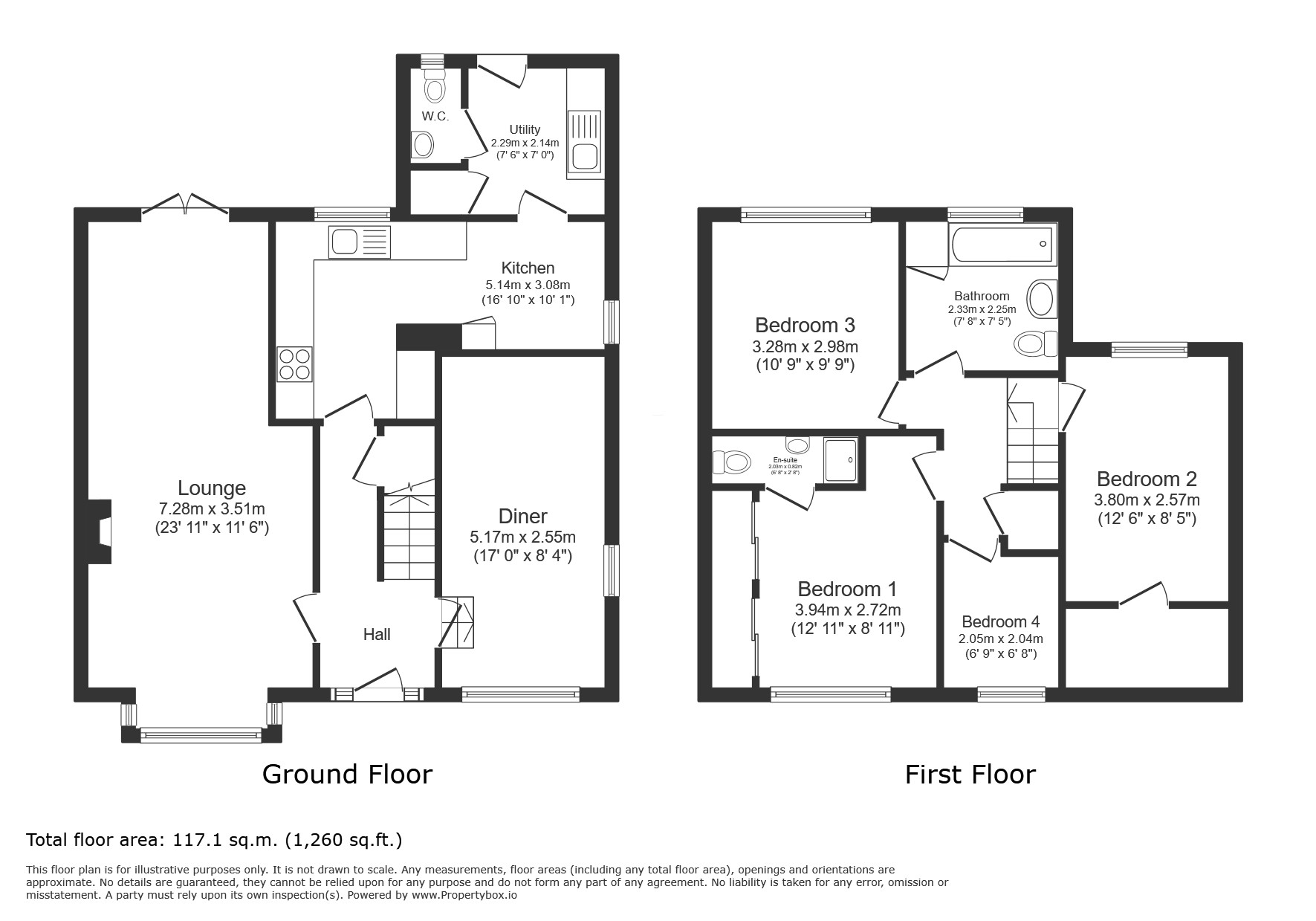 38, Wrenthorpe Lane, Wakefield floorplan