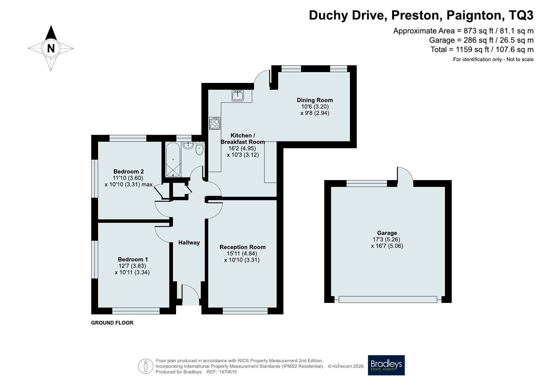 104 Duchy Drive, Preston Paignton Devon, Devon floorplan