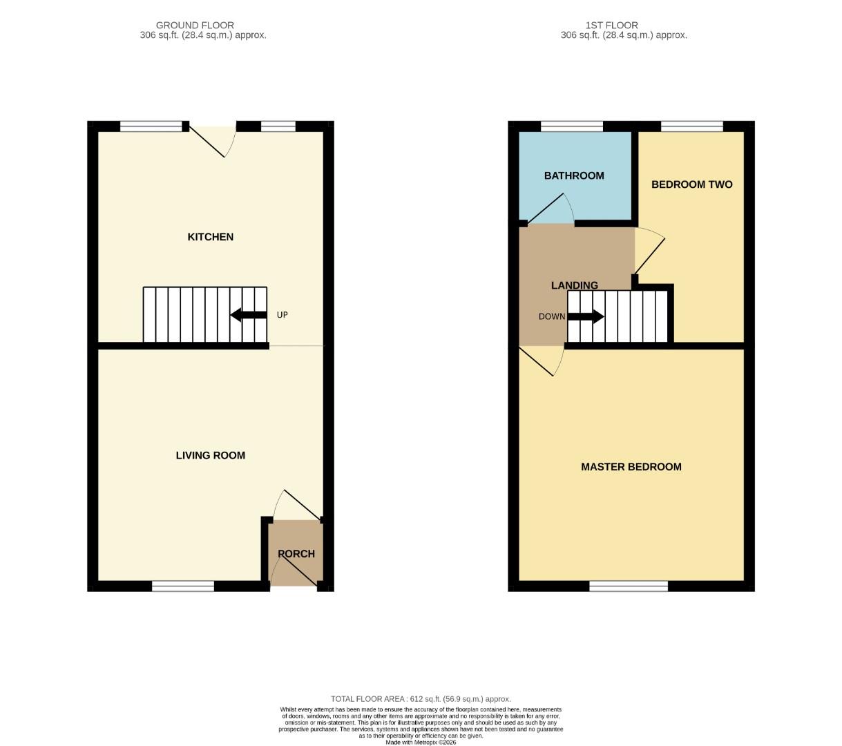 8, South View, Bishop Auckland floorplan