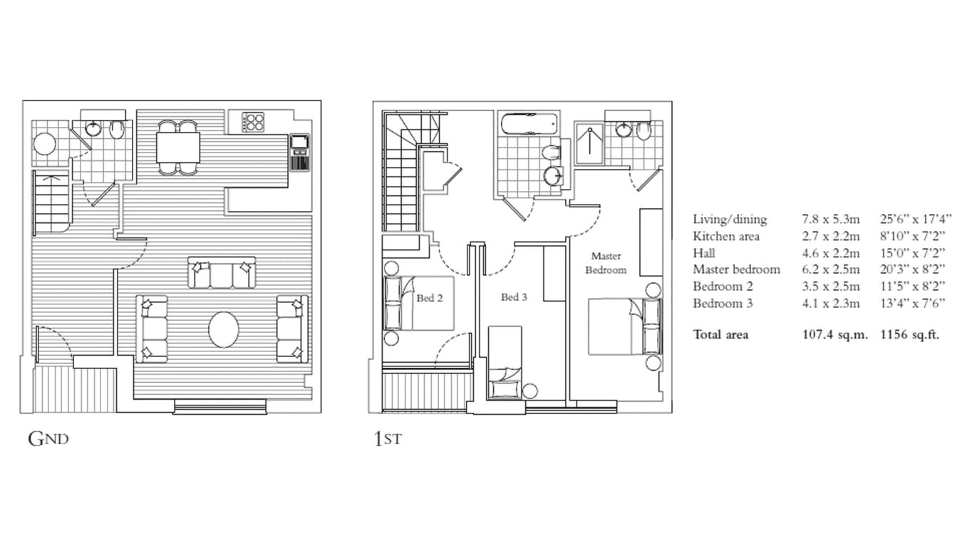 3 Bedrooms Maisonette to rent in Dowells Street, Greenwich, London SE10