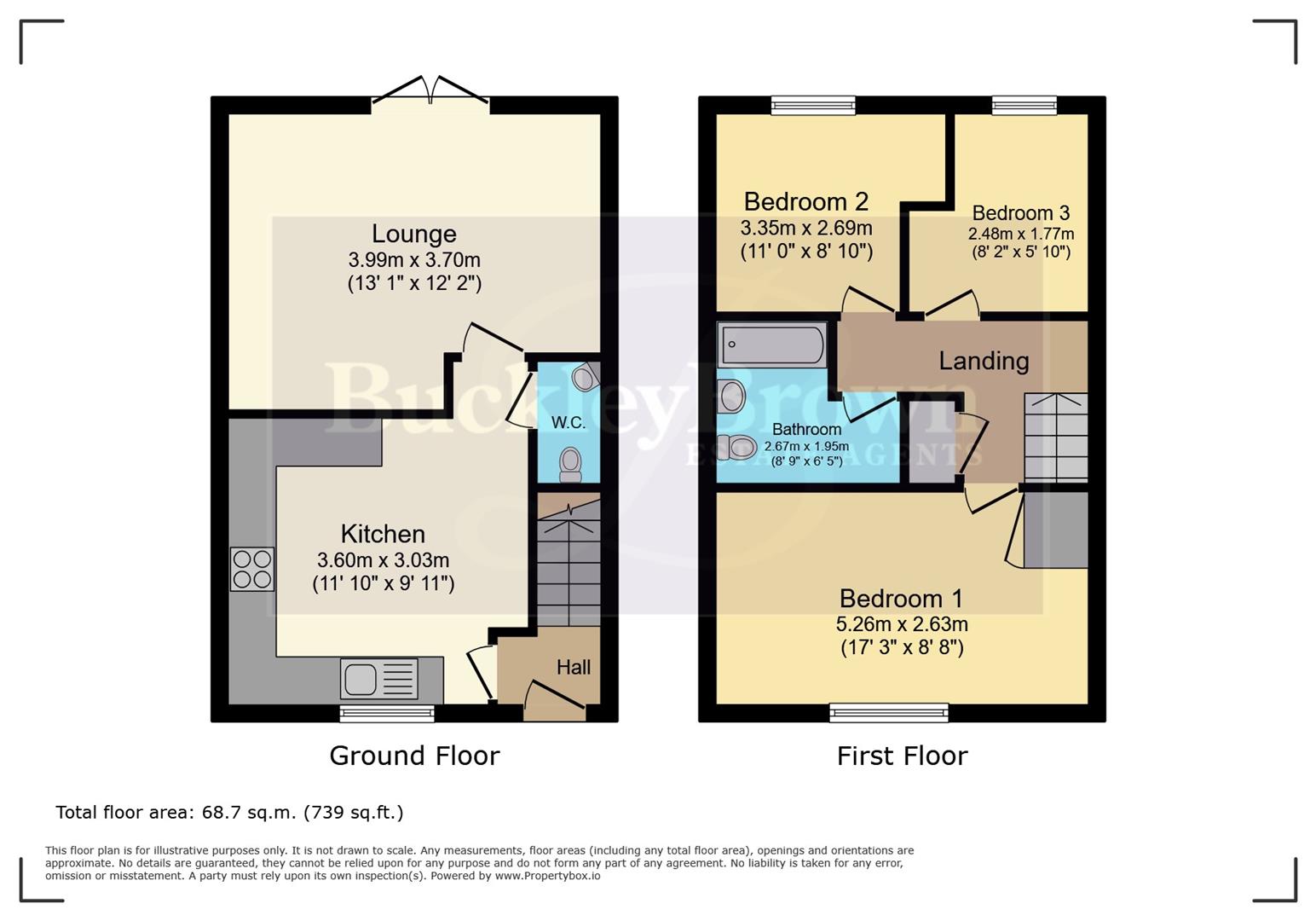 21, Buckthorn Close, Chesterfield floorplan