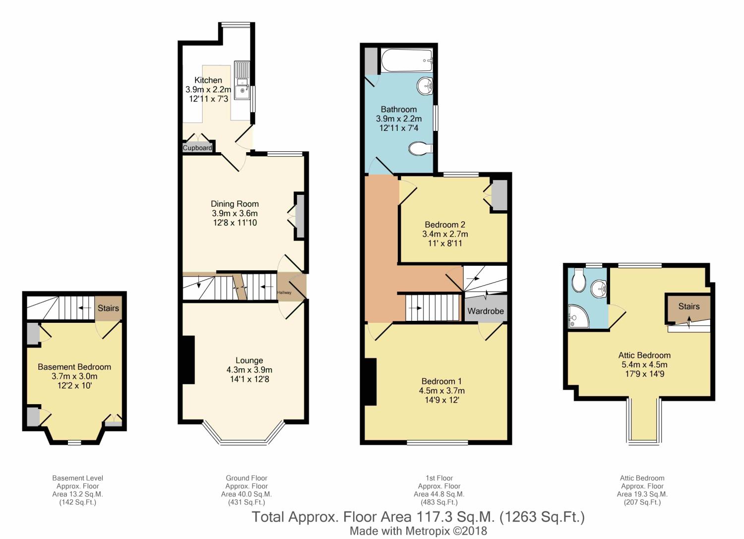 3 Bedrooms Terraced house for sale in Ranby Road, Sheffield, South Yorkshire S11