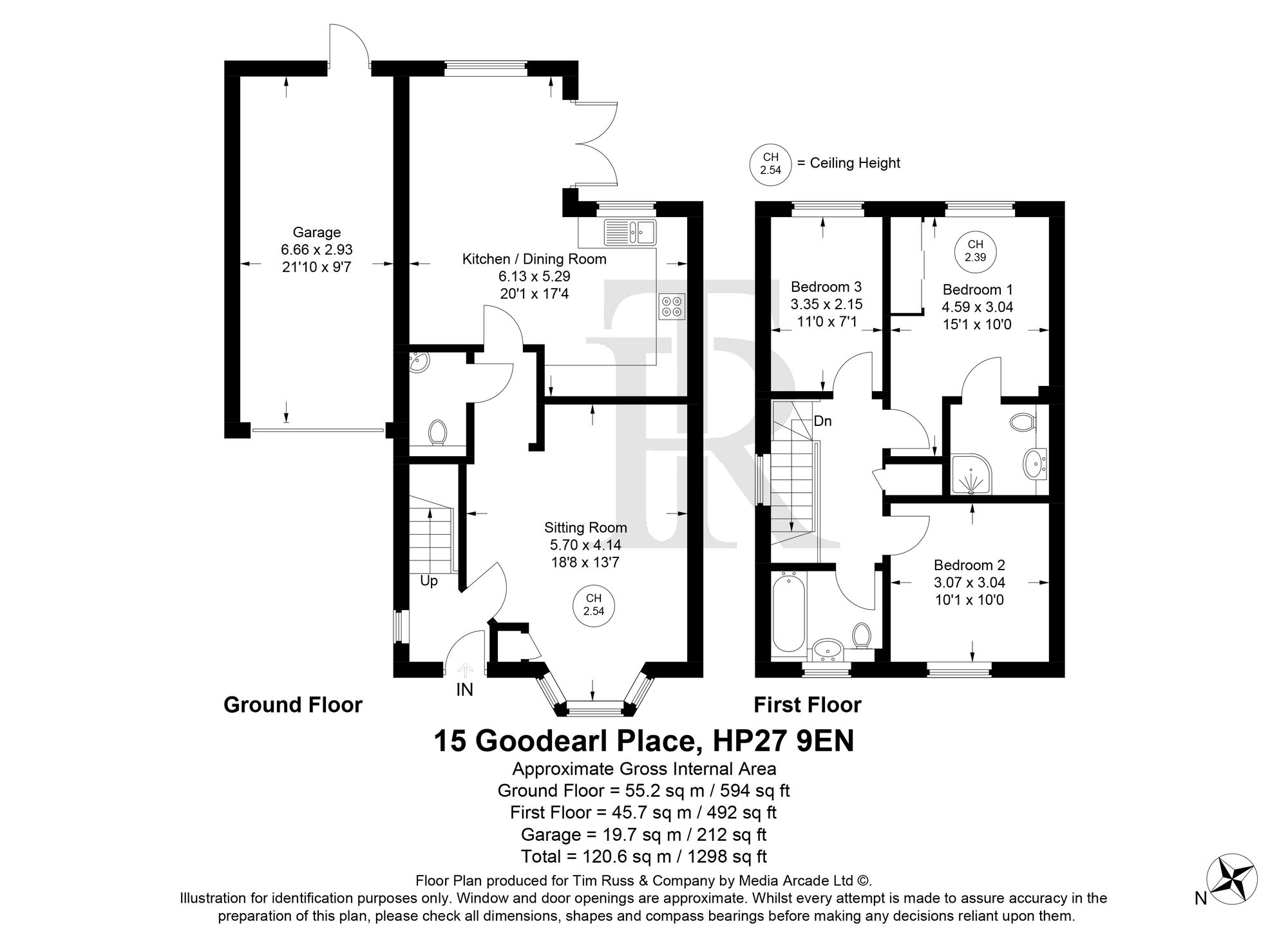 15 Goodearl Place, Princes Risborough floorplan