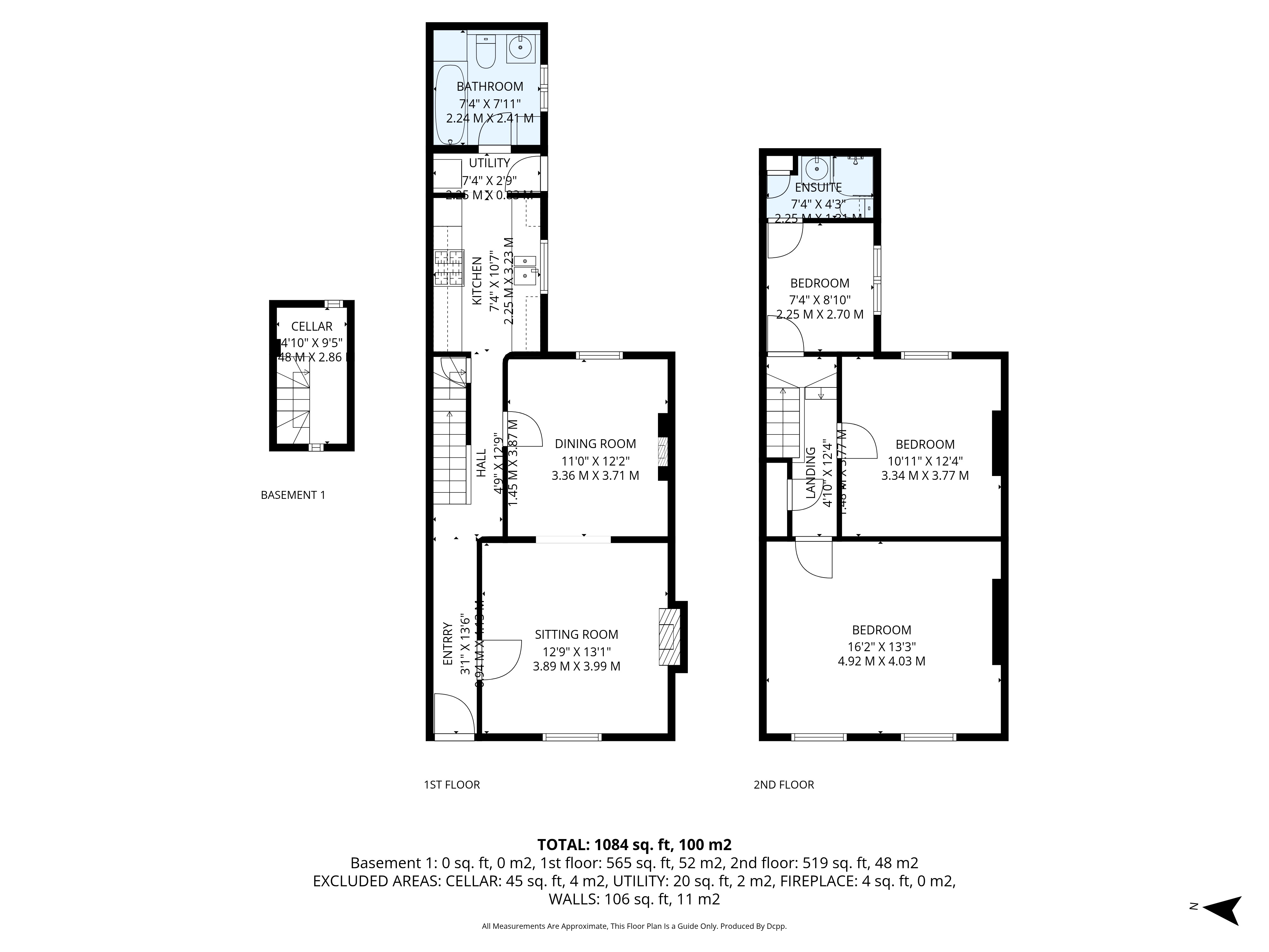 2, Victoria Street, Bury St. Edmunds floorplan