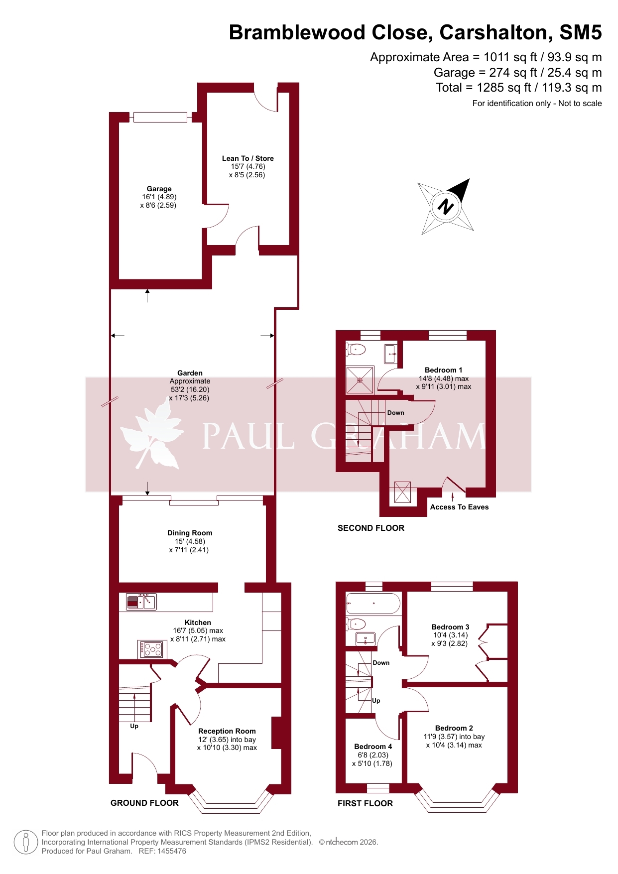 83, Bramblewood Close, Carshalton floorplan