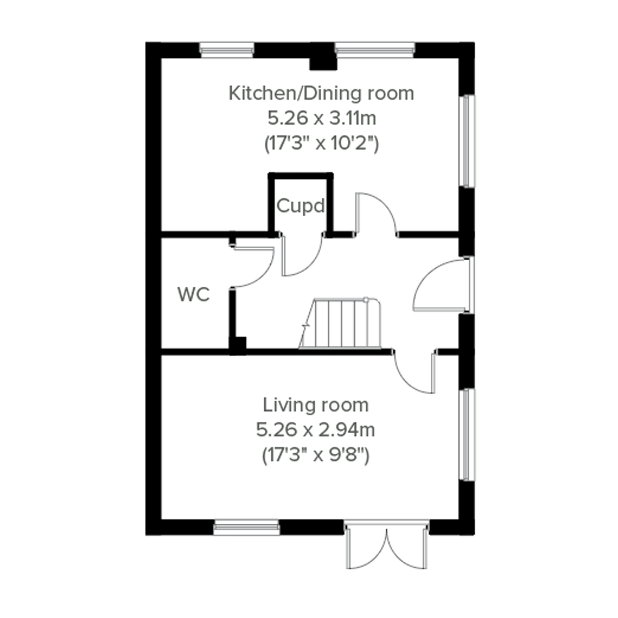 335, Bluebell Way, Whiteley floorplan