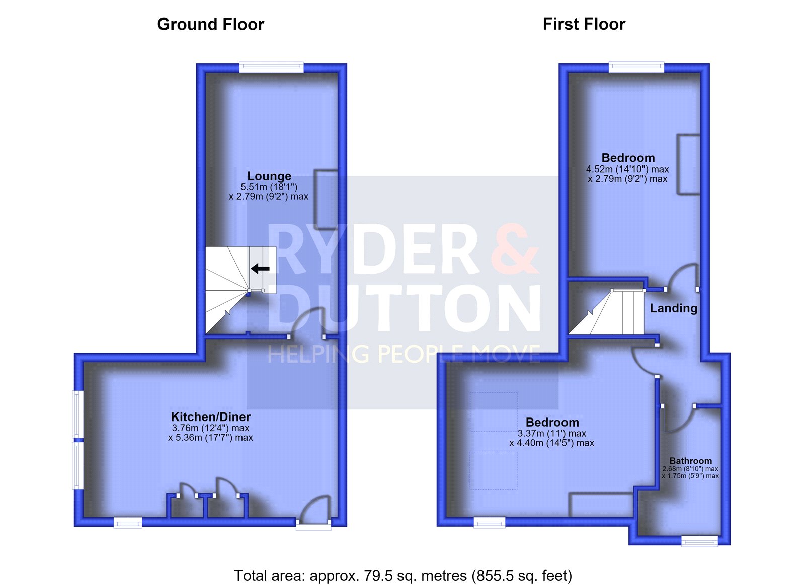 13, Brook Lane, Saddleworth floorplan