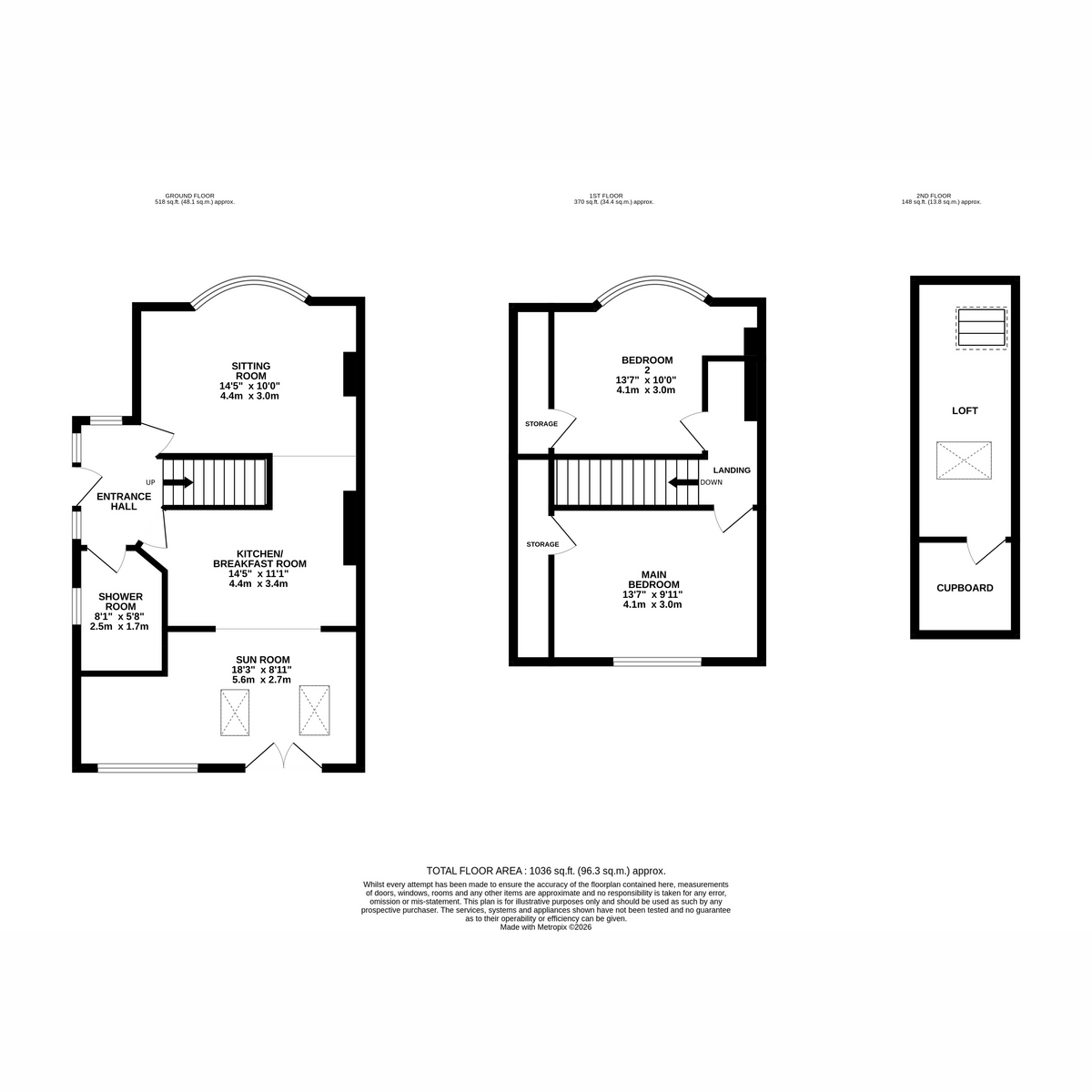 22, Bexleigh Avenue, St. Leonards-on-sea floorplan